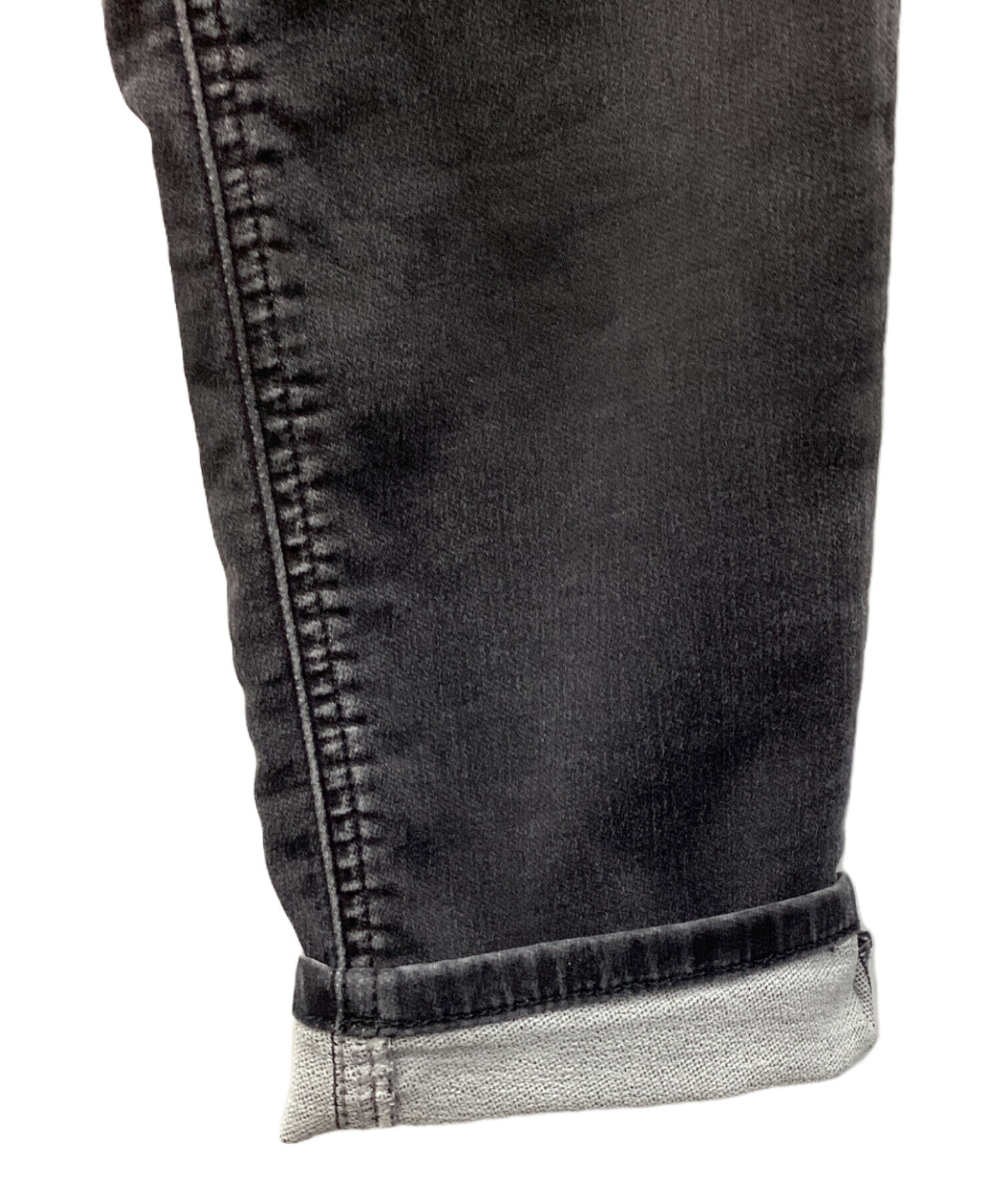 中古・古着通販】DIESEL (ディーゼル) デニムジョグパンツ ブラック