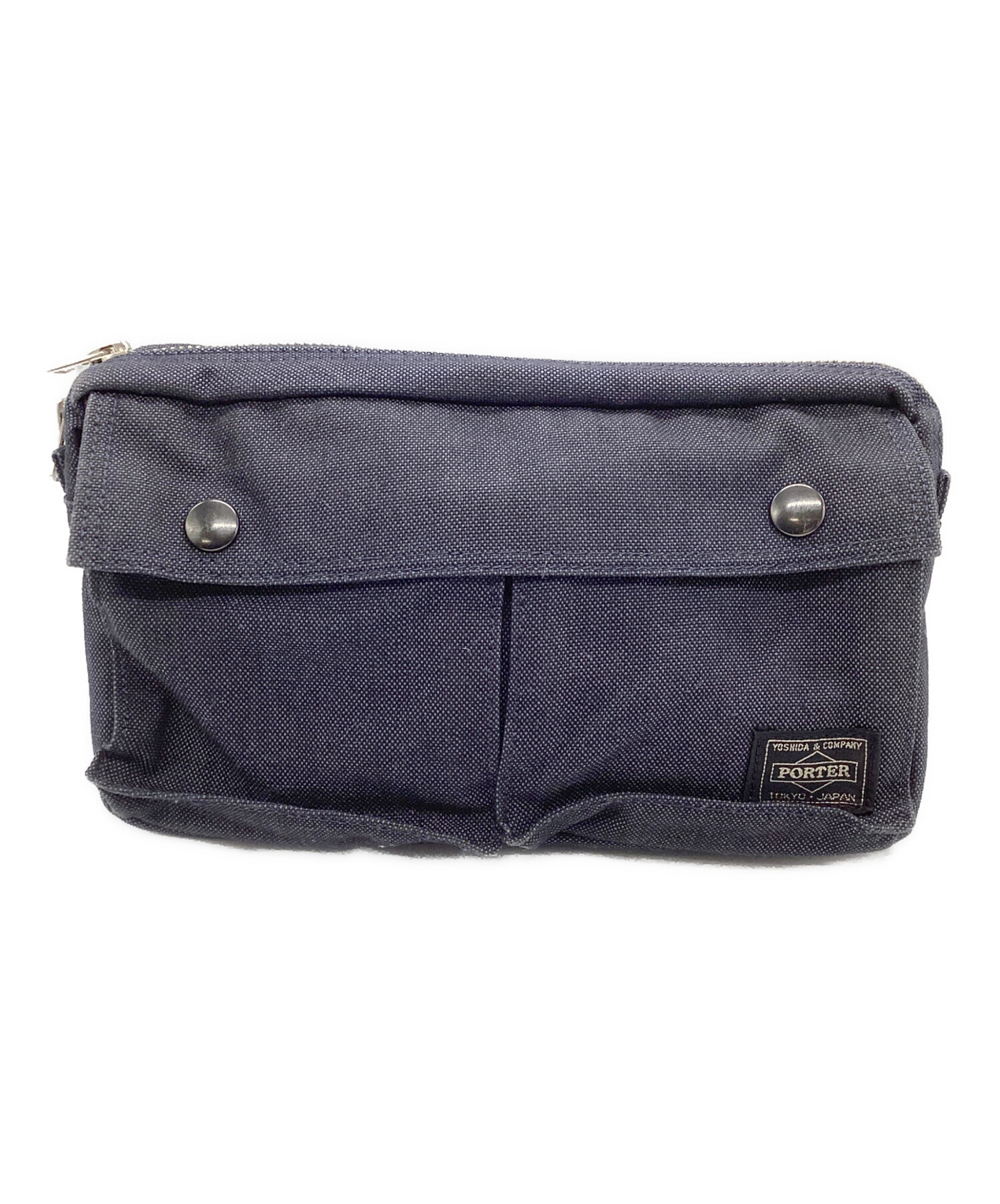 24時間以内発送 未使用品 希少カラー Leather Waist Bag 中古・古着通販】PORTER (ポーター) WAIST BAG インディゴ｜ブランド