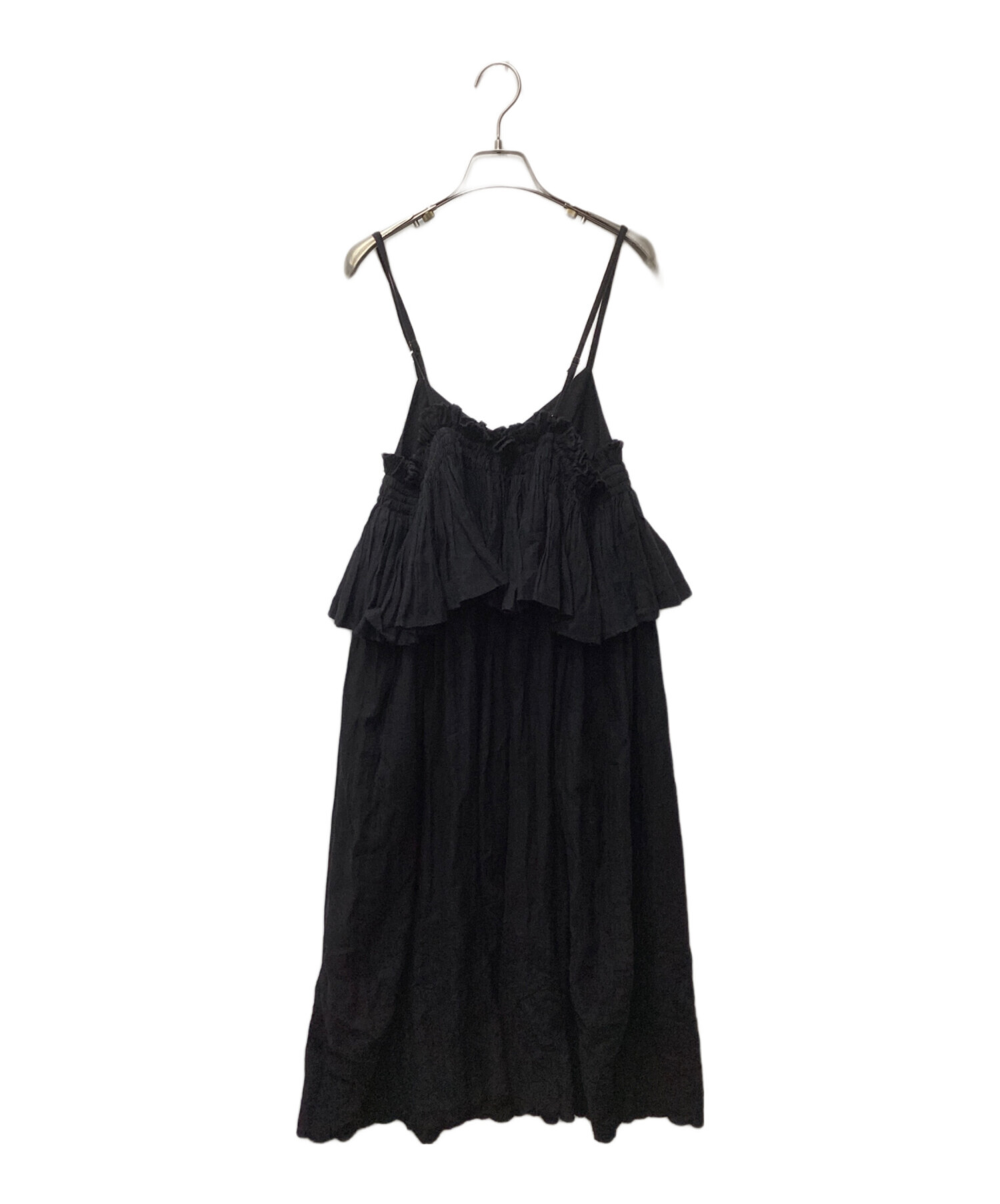 あクリンクルクリンクルクリンクル dress 黒 中古・古着通販】crinkle crinkle crinkle (クリンクル クリンクル