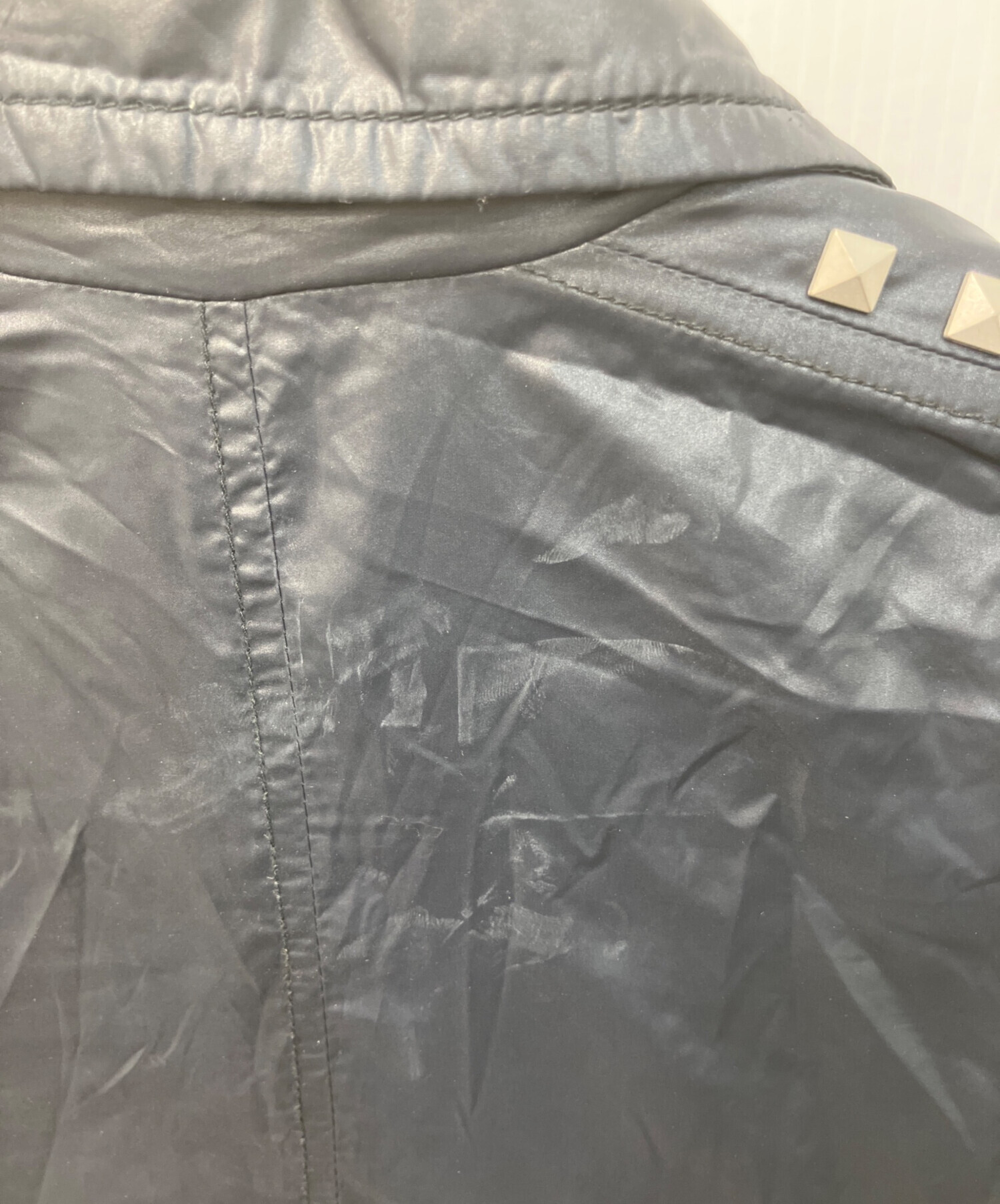 中古・古着通販】DIESEL (ディーゼル) スタッズナイロンライダース