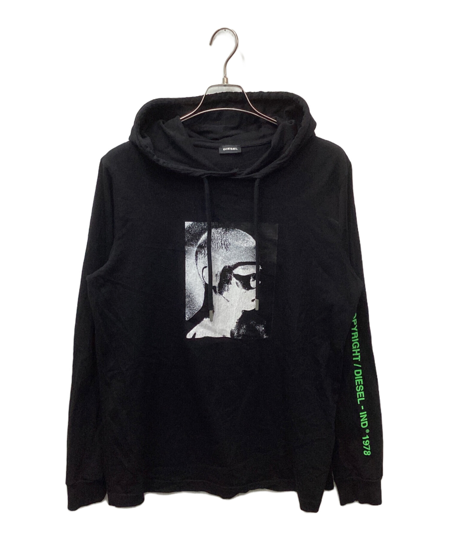 diesel パーカー　ディーゼル　ビンテージ風 中古・古着通販】DIESEL (ディーゼル) グラフィックブリントフーディー