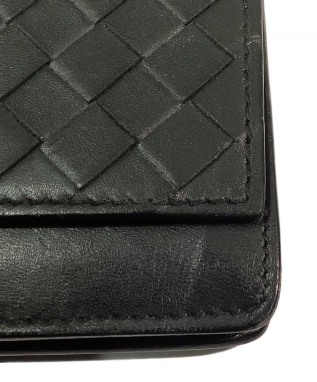 BOTTEGA VENETA ボッテガベネタ 財布・ケース  黒 【古着】【中古】【送料無料】 中古・古着通販】BOTTEGA VENETA (ボッテガベネタ) カードケース
