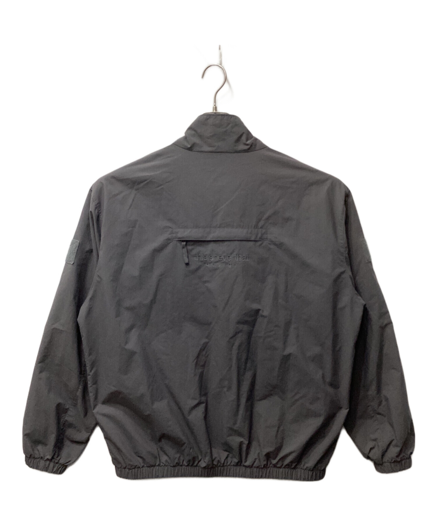 thisisneverthat トラックジャケット Lブラック/グレーj13 中古・古着通販】thisisneverthat (ディスイズネバーザット) スタンド