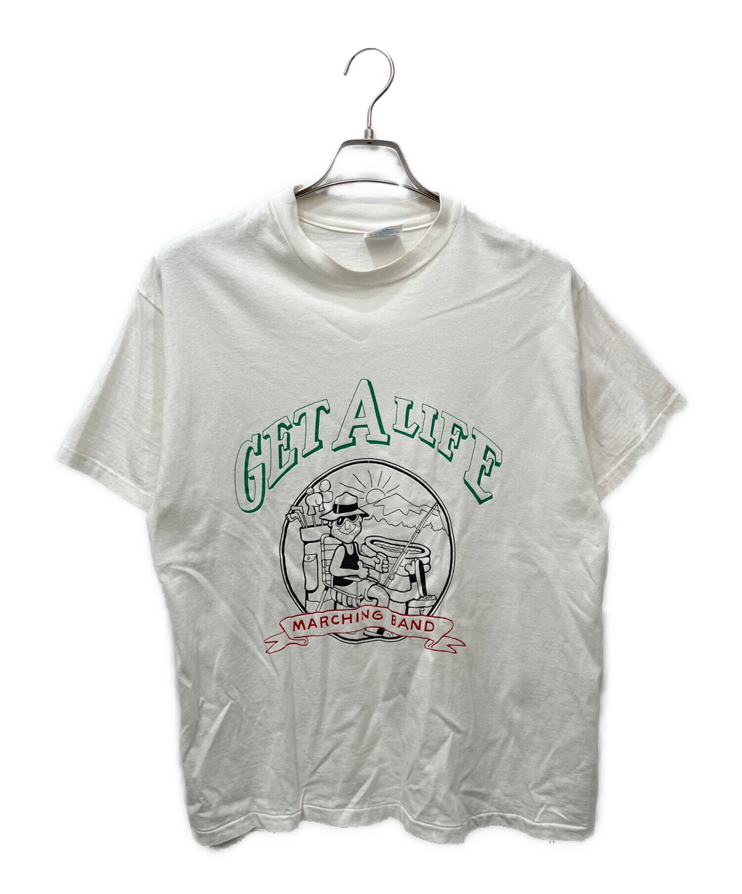 中古・古着通販】Hanes (ヘインズ) 90'sプリントTシャツ ホワイト