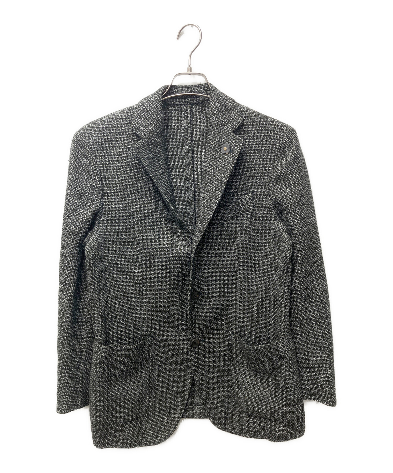 LARDINI ジャケット　中古　古着 中古・古着通販】LARDINI (ラルディーニ) ガーメントダイ 段返り3つ釦
