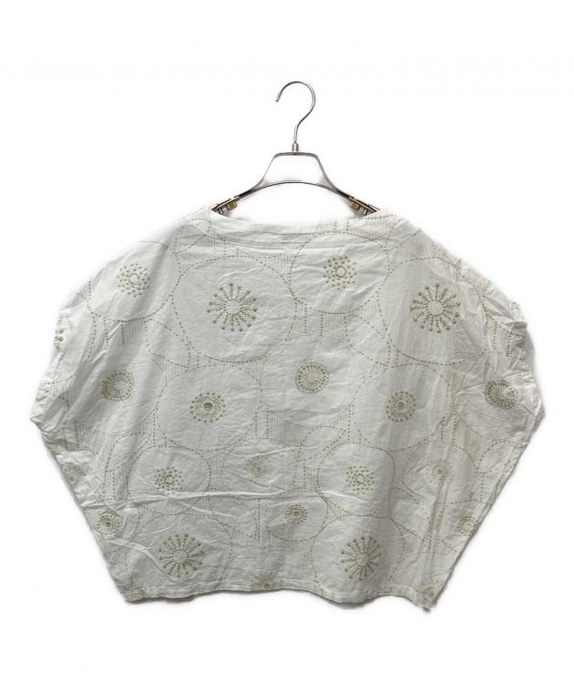 中古・古着通販】Marble SUD (マーブルシュッド) ワライ刺繍ブラウス
