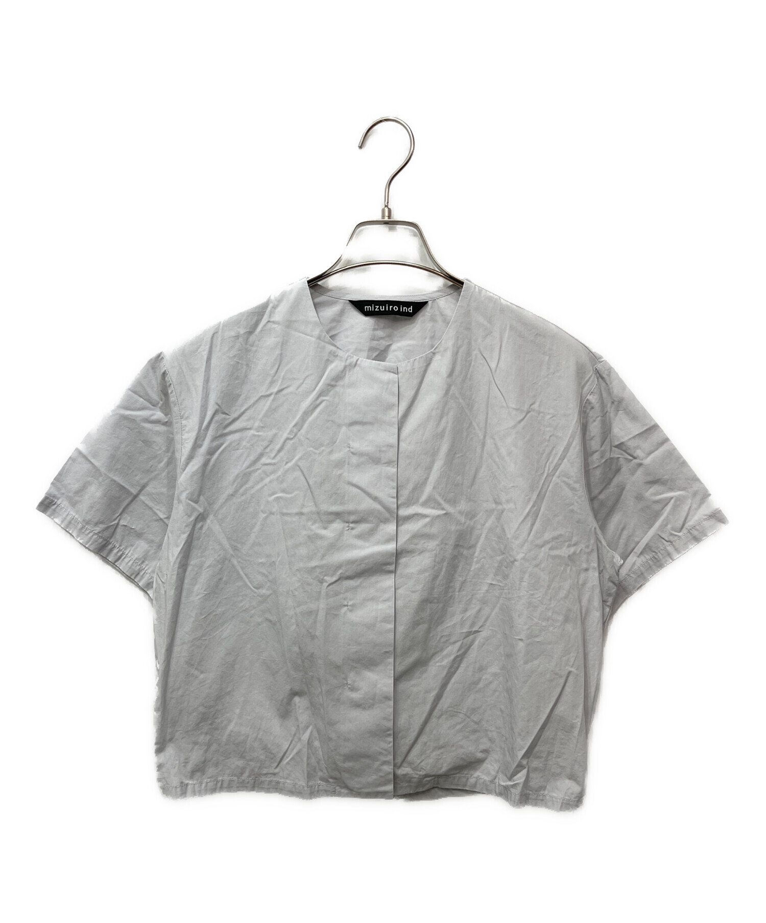 中古・古着通販】mizuiro-ind (ミズイロインド) 半袖ブラウス