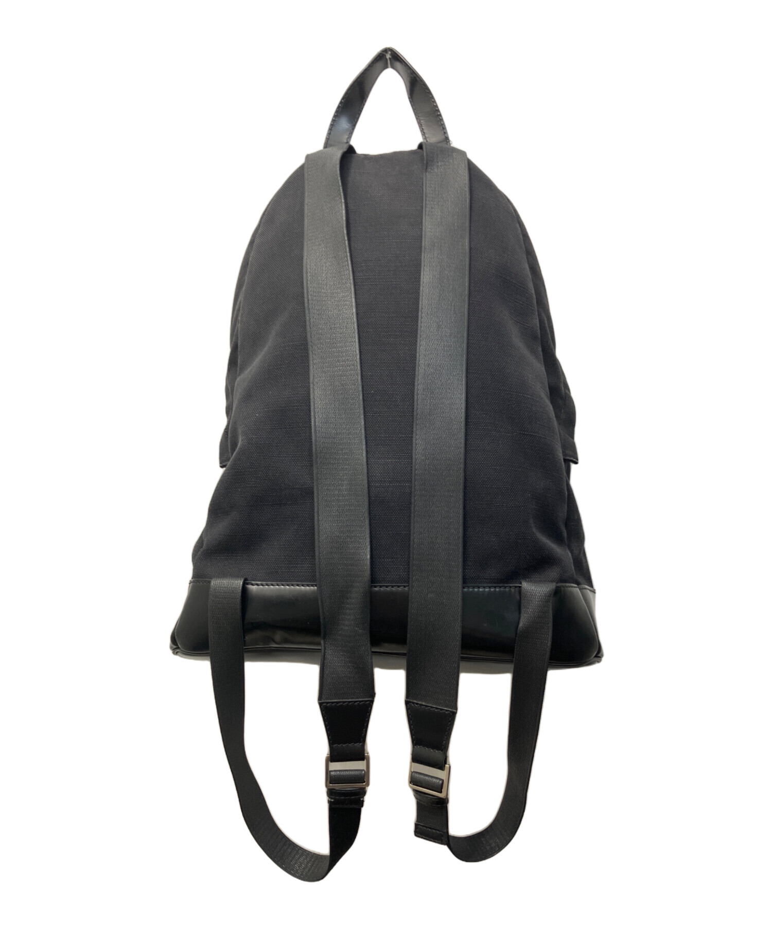 バレンシアガ　BALENCIAGA レザーリュック　バックパック 中古・古着通販】BALENCIAGA (バレンシアガ) Canvas Leather Backpack