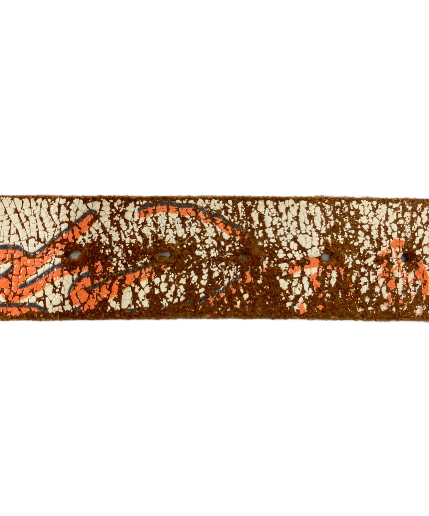中古・古着通販】ED HARDY (エド ハーディー) クラックレザーベルト