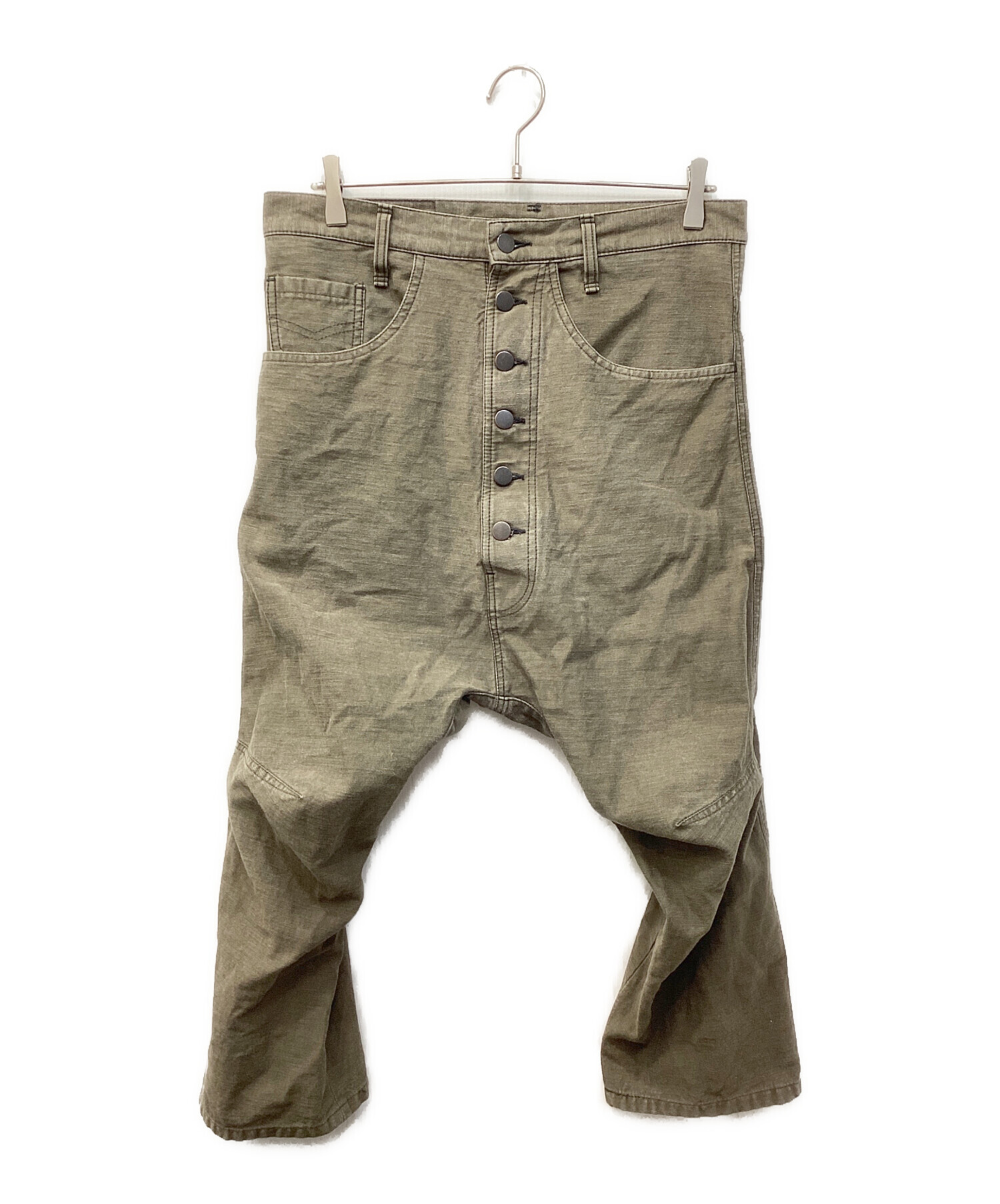 中古・古着通販】NEMETH (ネメス) 立体裁断サルエルデニムパンツ