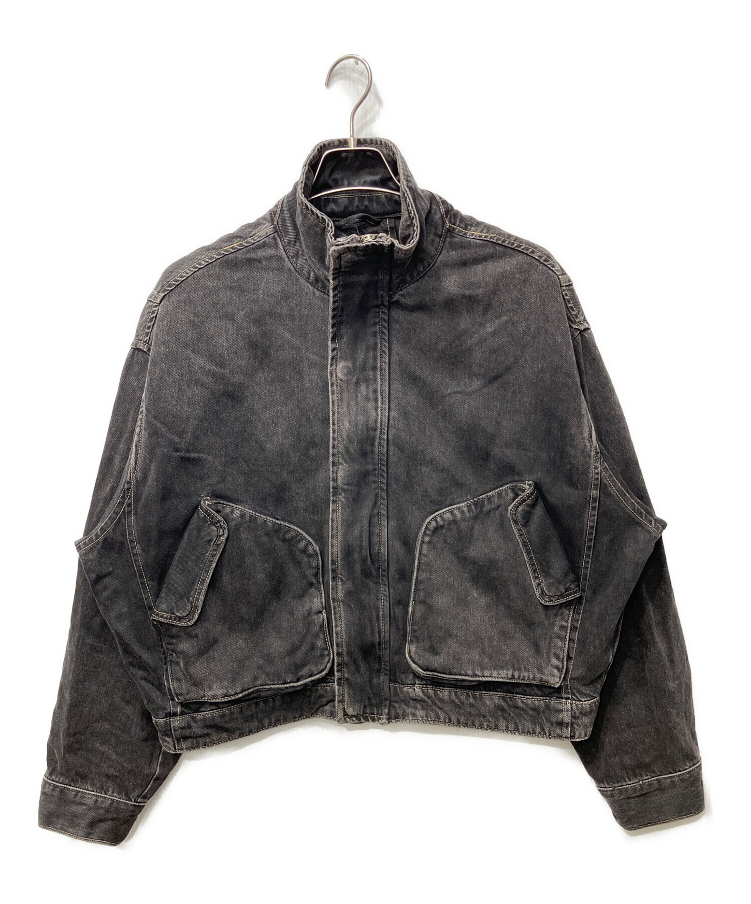 中古・古着通販】ZARA (ザラ) フェードデザインブラックデニム 
