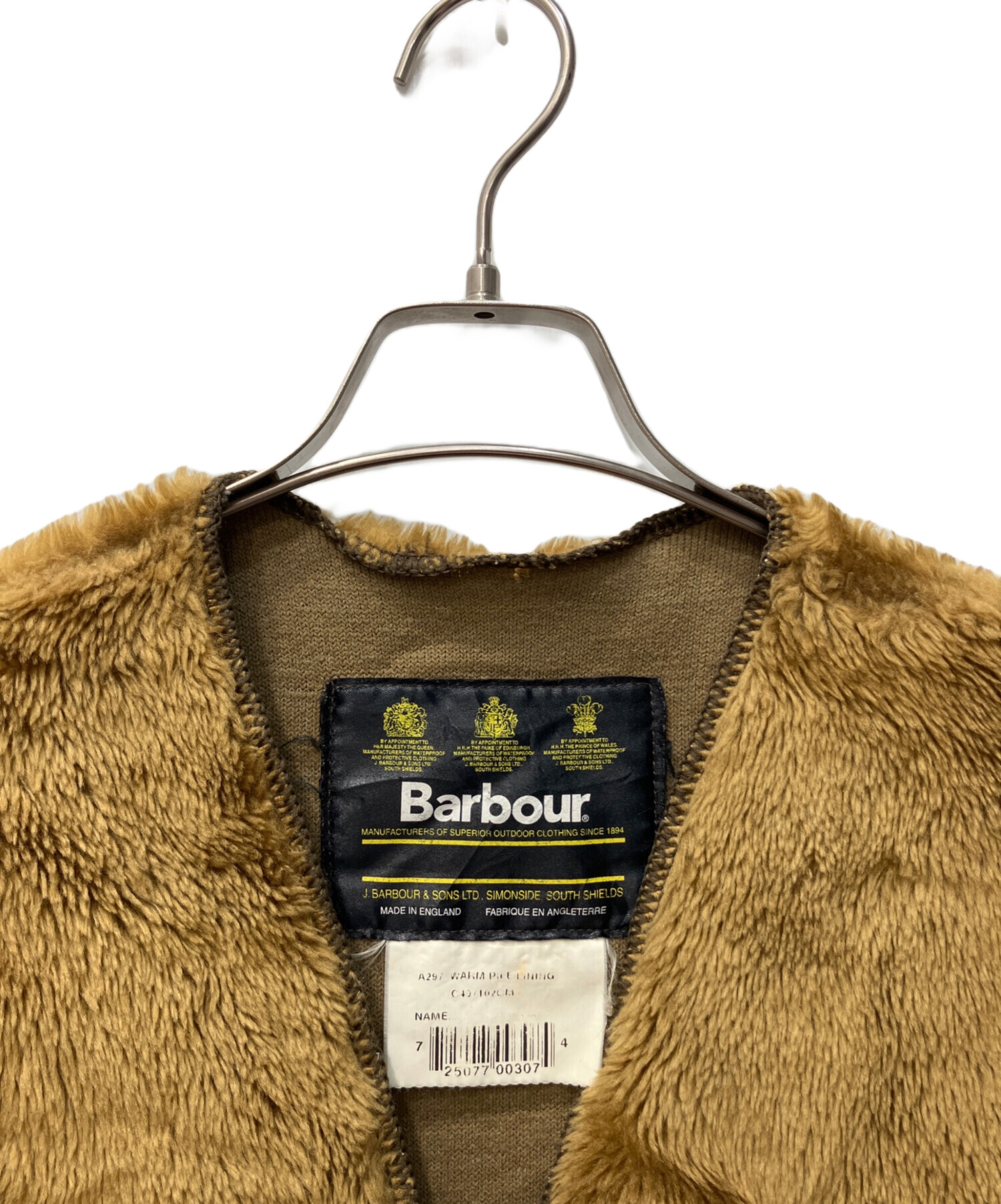 中古・古着通販】Barbour (バブアー) A297 WARM PILE LINING