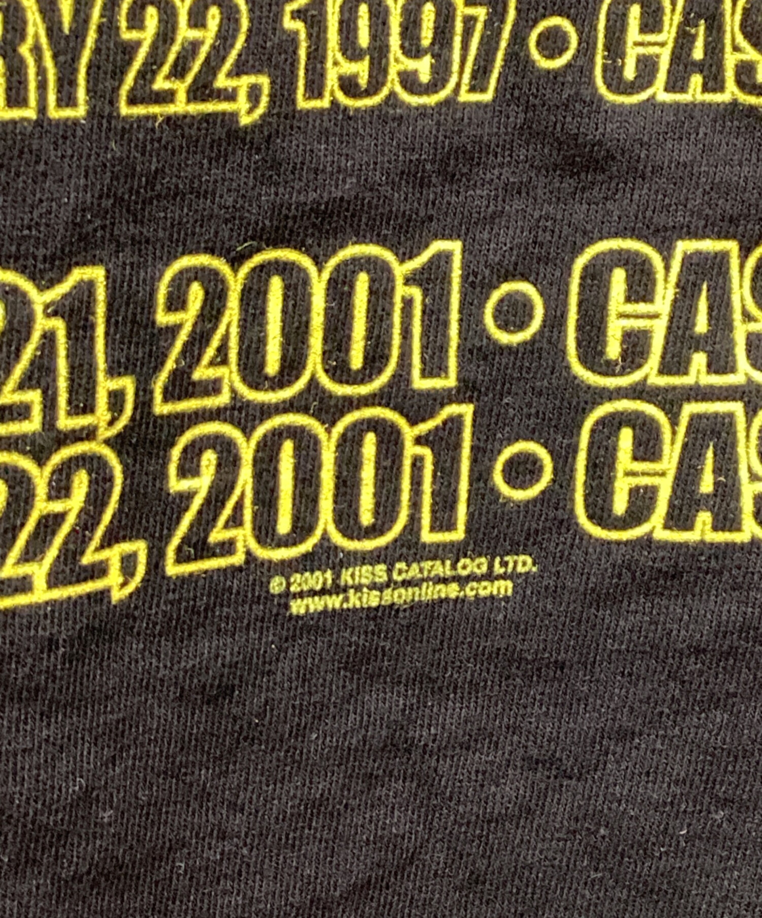 中古・古着通販】anvil (アンヴィル) KISS 2001 Farewell tour tee