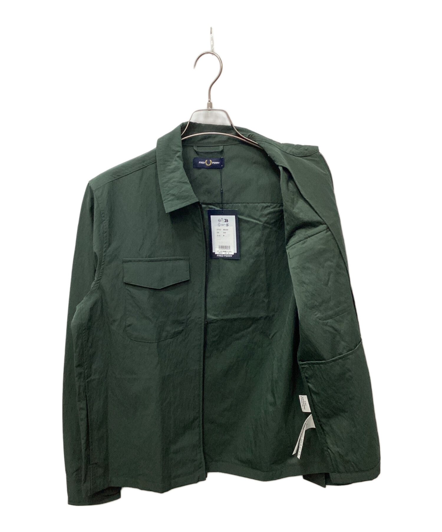 中古・古着通販】FRED PERRY (フレッドペリー) Zip Through Overshirt
