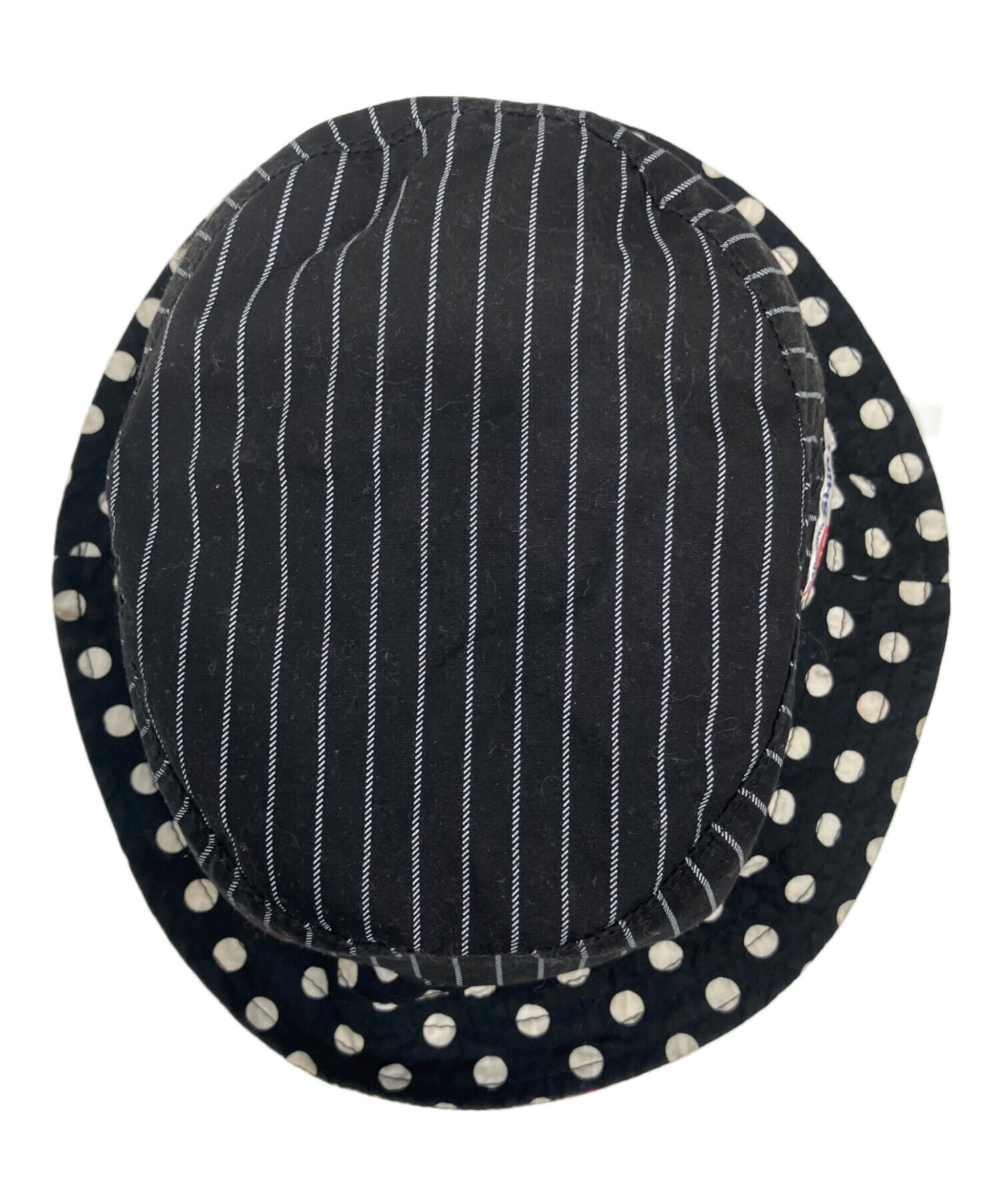 【美品】シュプリーム × コムデギャルソンシャツ ハット 黒 M／L 中古・古着通販】Supreme (シュプリーム) COMME des GARCONS SHIRT