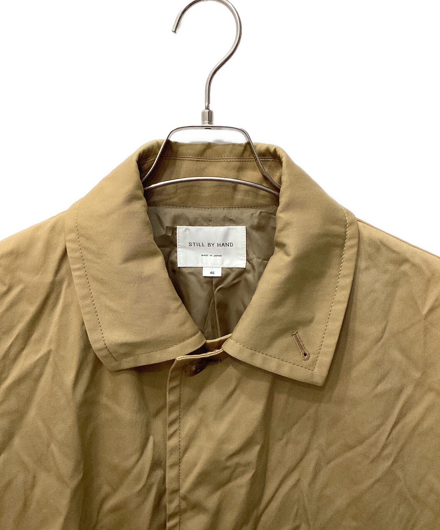 STILL BY HAND サイズ46 フード付きコート 中古 比較的美品 中古・古着通販】STILL BY HAND (スティルバイハンド) コットンライク