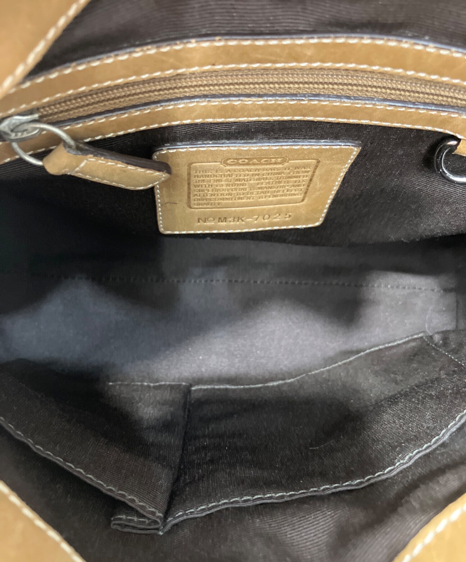中古・古着通販】COACH (コーチ) ショルダーバッグ ベージュ｜ブランド 