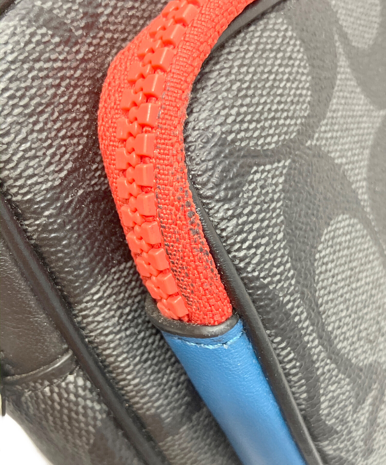 中古・古着通販】COACH (コーチ) Cロゴ ブラック シグネチャー ミニ