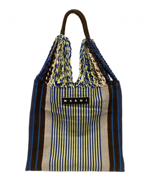 ☺︎a マルニ ハンモック トートバッグ ブルー ハンモックバッグ MARNI マルニ - ブルー | BAG HAMMOCK MARKET ブルー