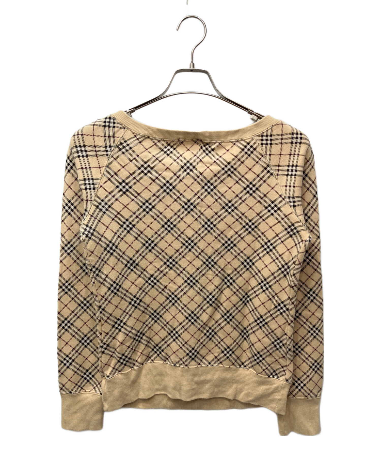 d*7様 BURBERRY BLUE LABEL トップス リボン ベージュ 中古・古着通販】BURBERRY BLUE LABEL (バーバリー ブルー レーベル