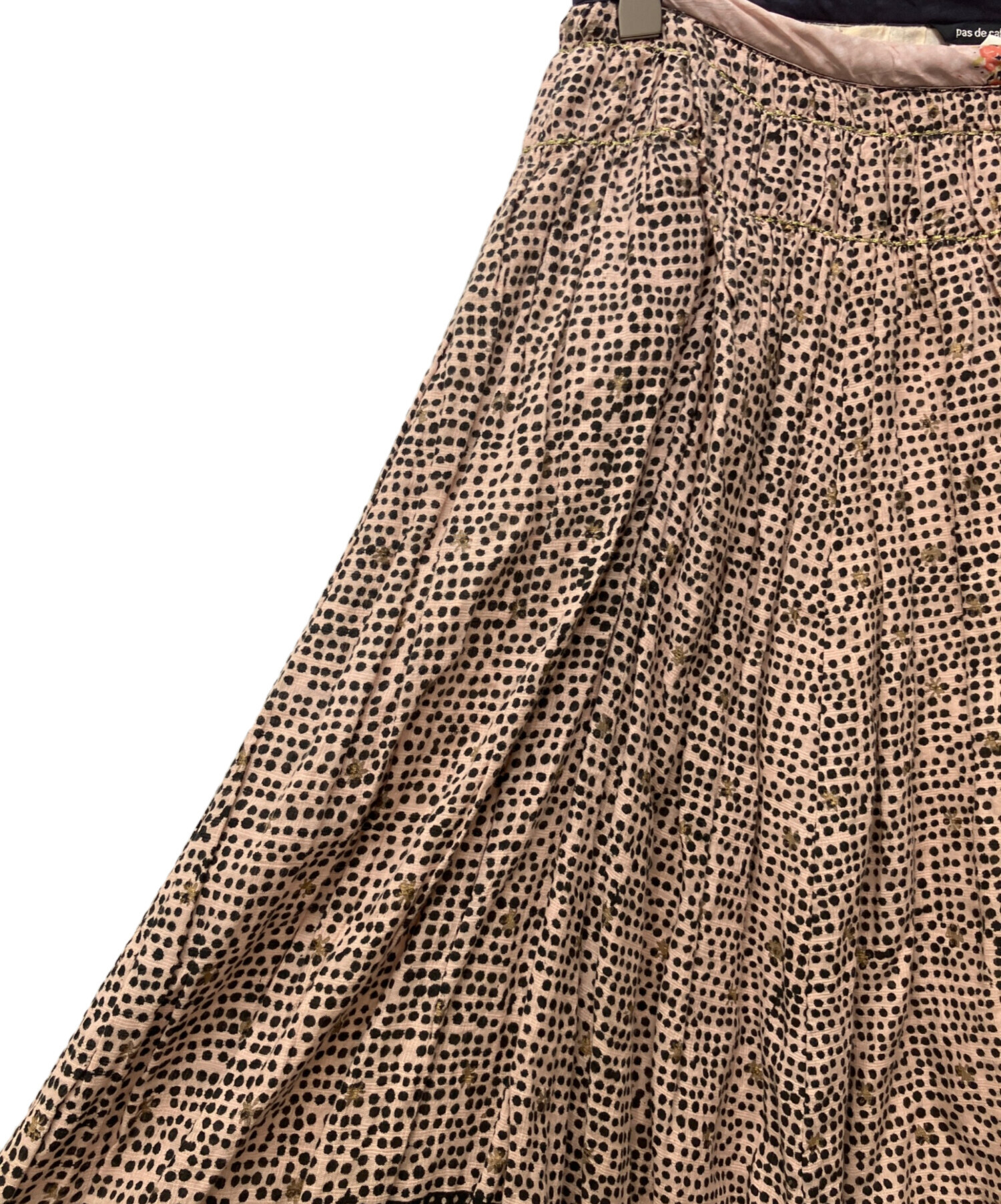 とらまめ　pas de calais パドカレ　フレアスカート 中古・古着通販】pas de calais (パドカレ) ドットフレア総柄スカート