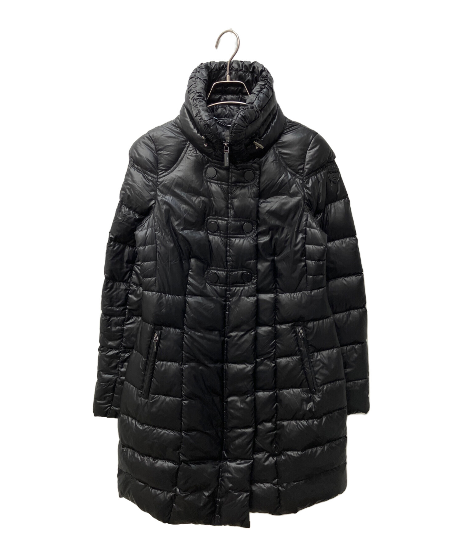 SEVENTY セブンティ フーデッド 2wayコート 中古・古着通販】SEVENTY (セブンティ) 中綿コート ブラック サイズ:38