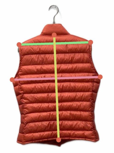 MONCLER オレンジ ダウンベスト　LIANE サイズ1 中古・古着通販】MONCLER (モンクレール) LIANE GILET/リアーネジレ