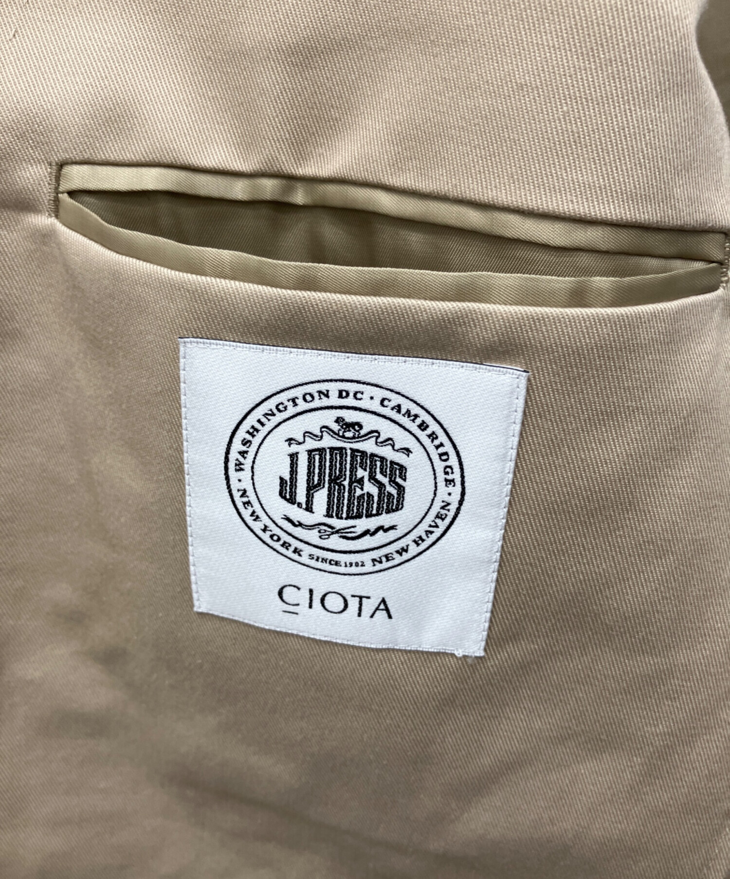 中古・古着通販】CIOTA (シオタ) J.PRESS (ジェイプレス) 3B NAVY