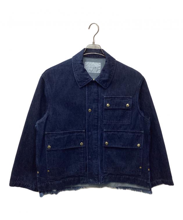 CULLNI デニムジャケット 中古・古着通販】CULLNI (クルニ) Big Flap Pocket Bow Tie Denim