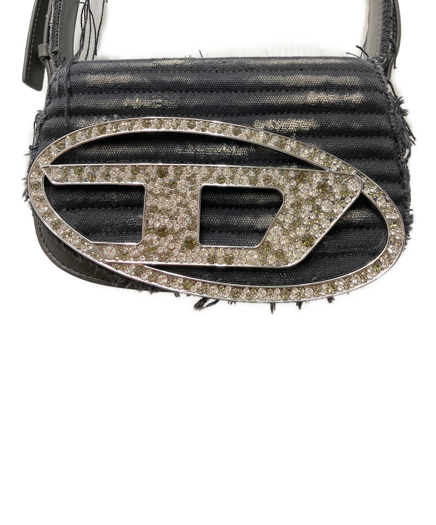 中古・古着通販】DIESEL (ディーゼル) 1DRデニムロゴショルダーバッグ 