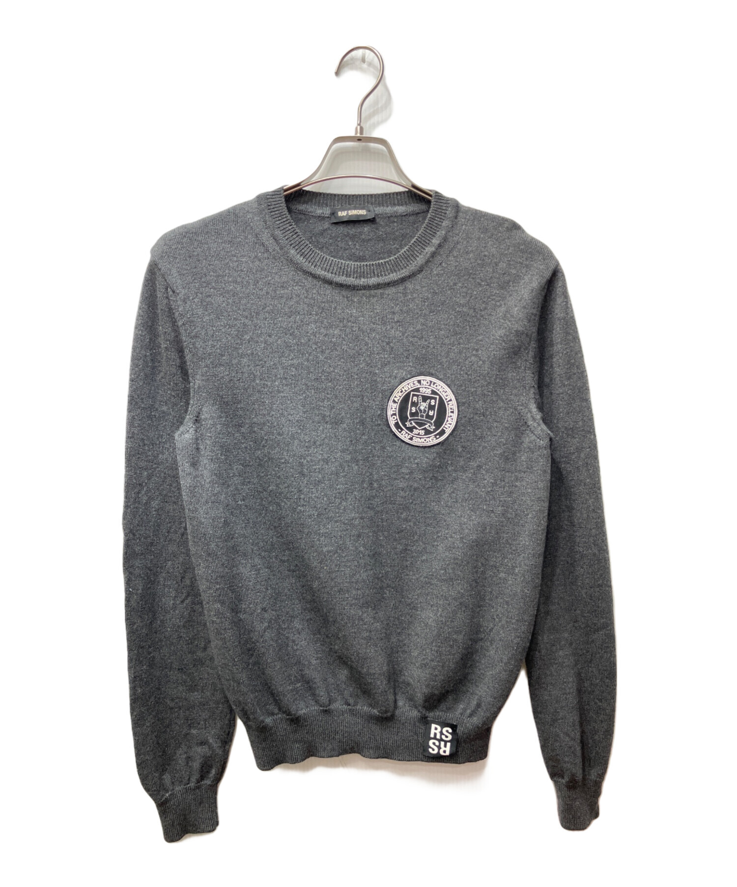 中古・古着通販】RAF SIMONS (ラフシモンズ) 15AW ワッペンニット