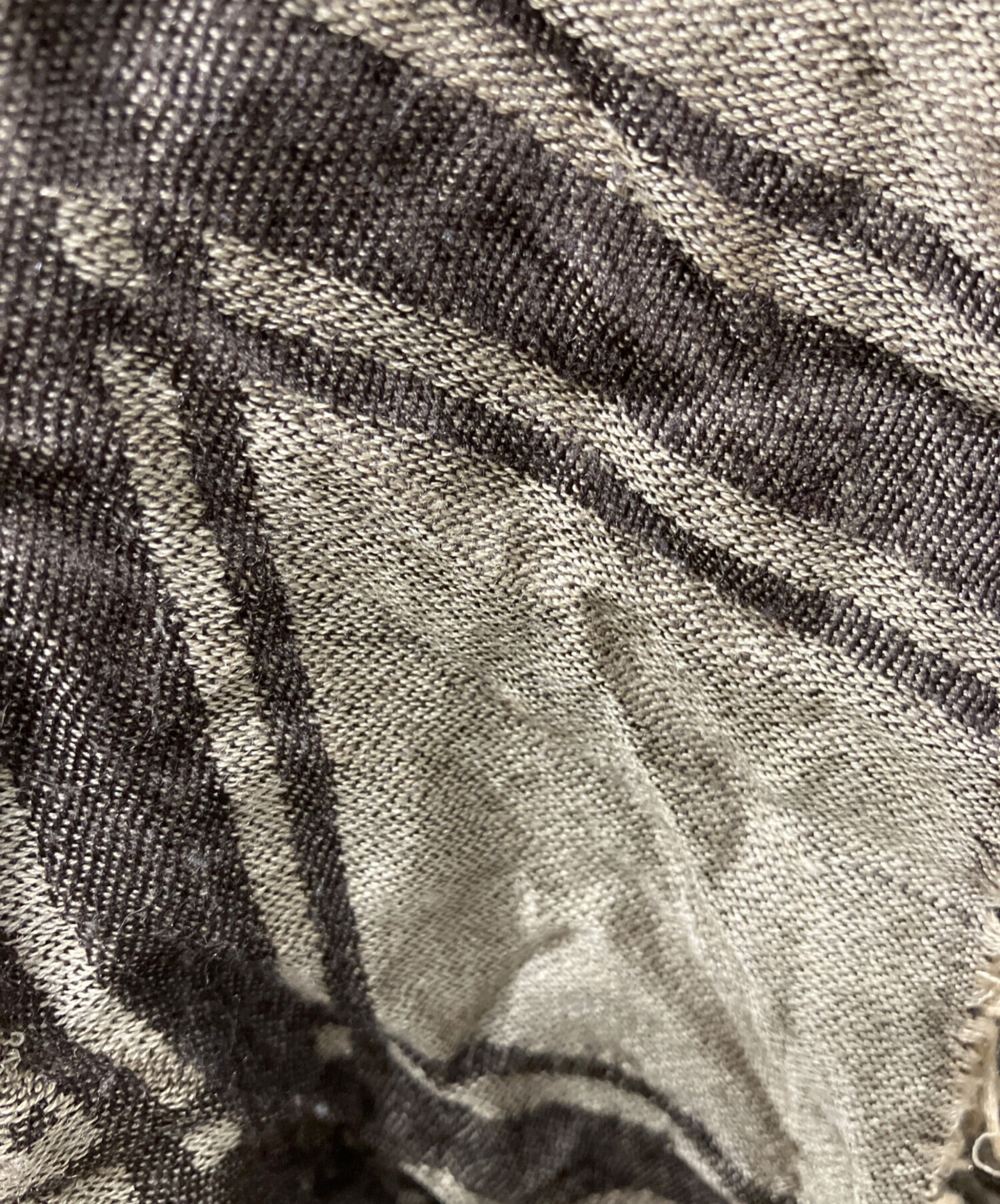 中古・古着通販】GUCCI (グッチ) フォックスファー シルク混 GG柄