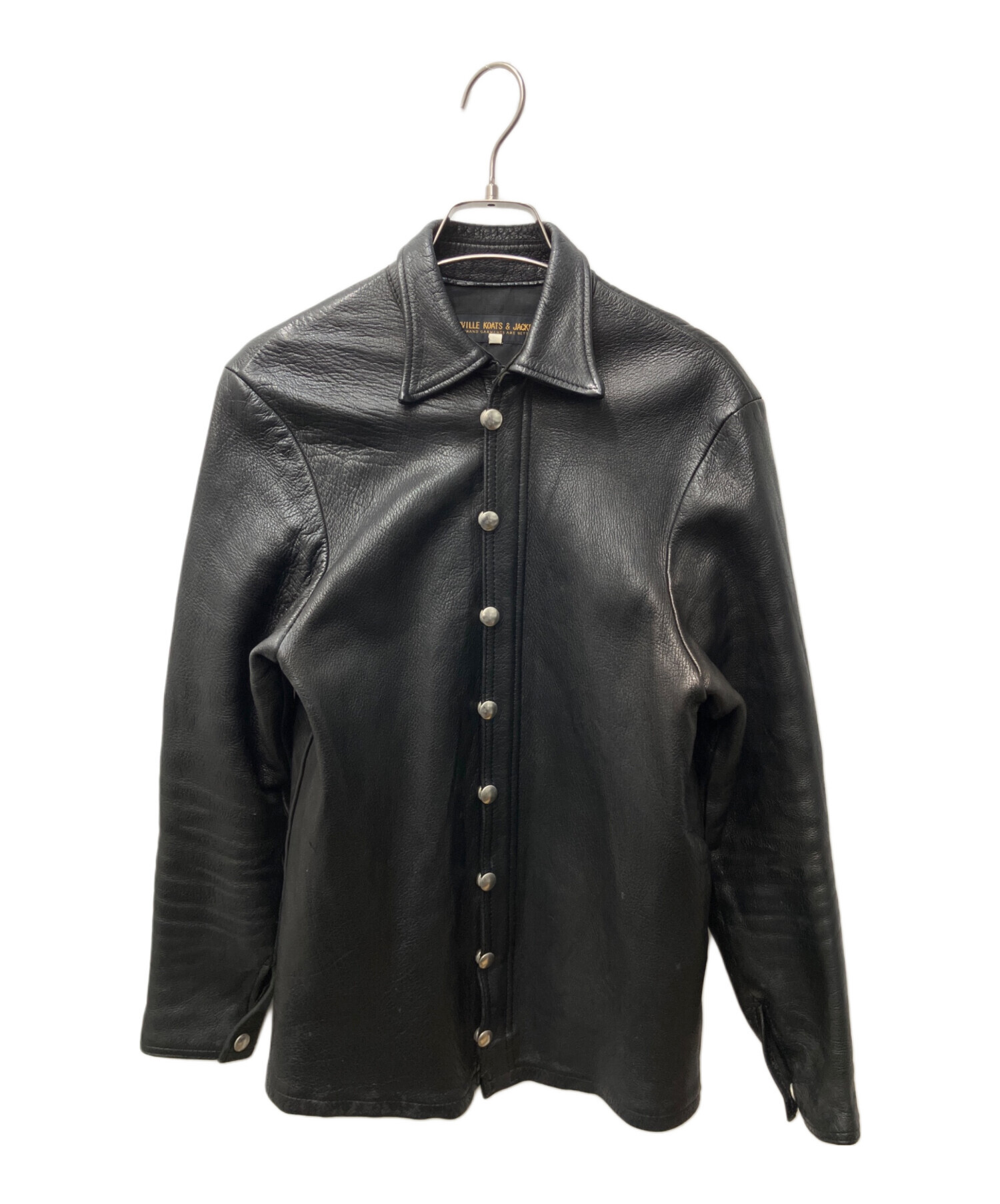 メルカリ市限定値下げユリウス　ディアスキンダメージレザーシャツ 中古・古着通販】RYESVILLE KOATS&JACKETS (ライズヴィル コーツ