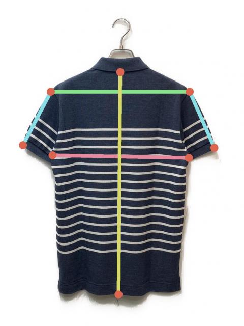 中古・古着通販】LACOSTE (ラコステ) ポロシャツ ネイビー サイズ:3