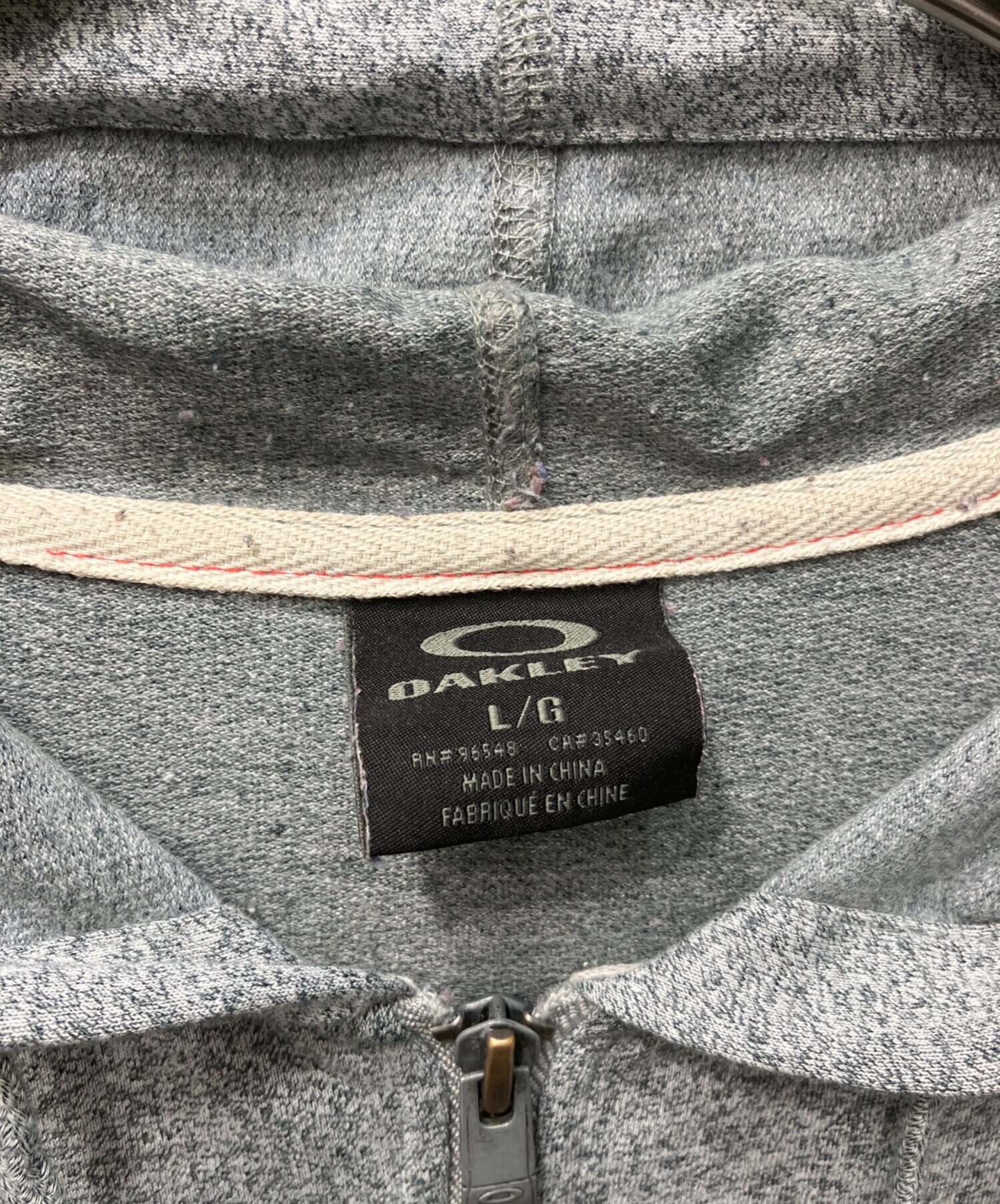 中古・古着通販】OAKLEY (オークリー) ジップパーカー グレー サイズ