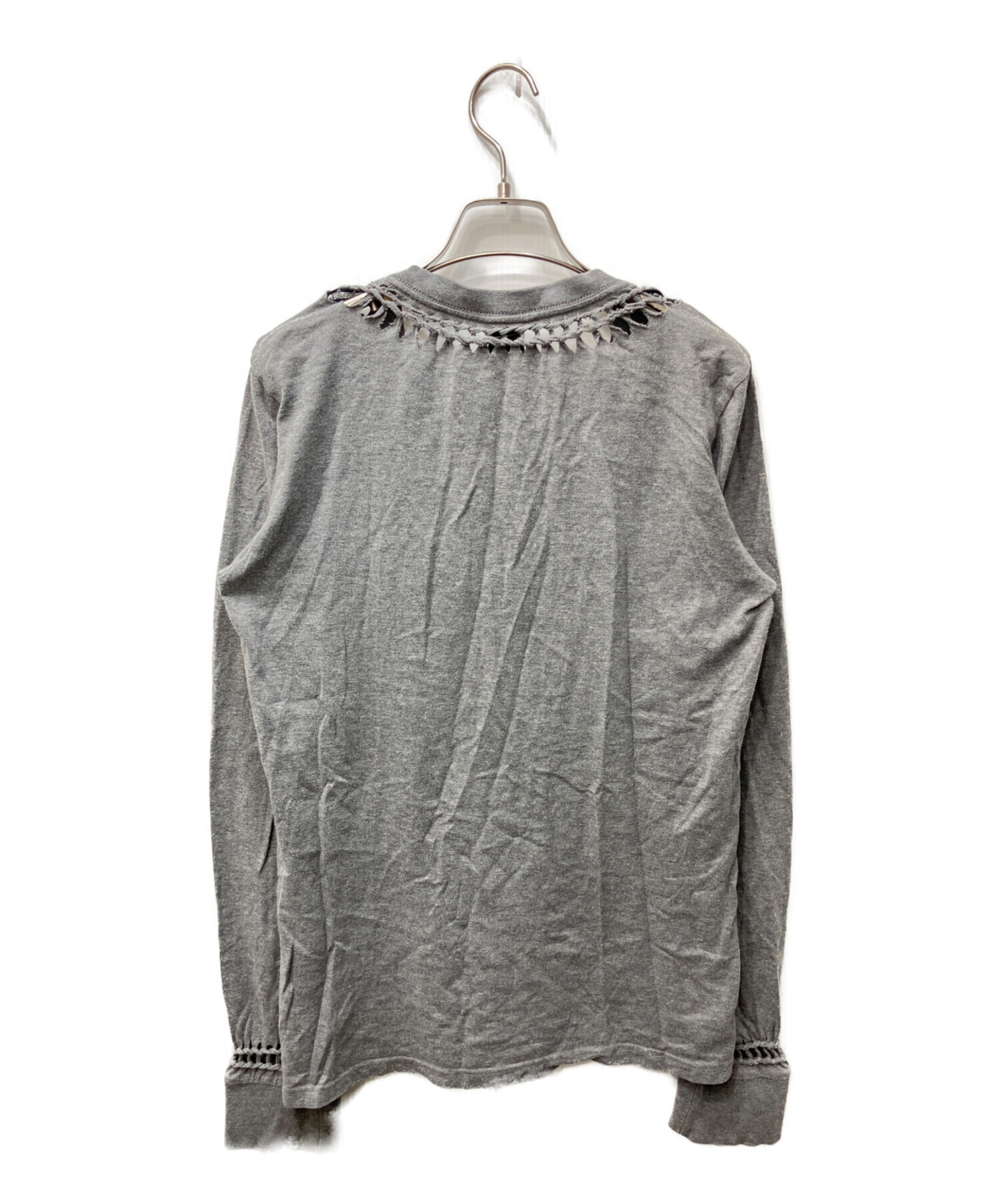 NUMBER(N)INE名作編み込みニットTシャツ ３カットソー ナンバーナイン 中古・古着通販】NUMBER (N)INE (ナンバーナイン) 編み込みカットソー