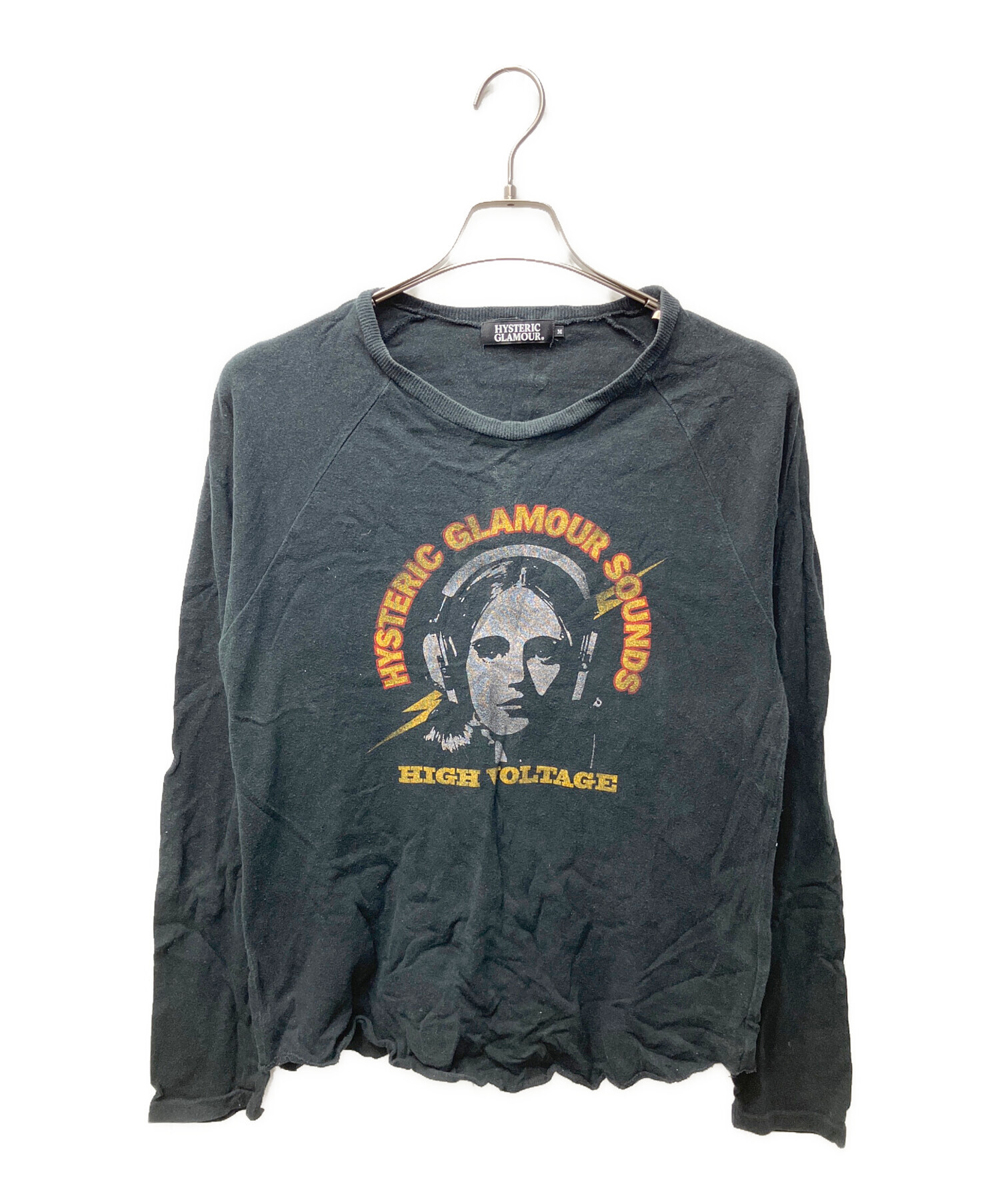 90's VINTAGE　ヒステリックグラマー ラグランスリーブ長袖カットソー① 中古・古着通販】Hysteric Glamour (ヒステリックグラマー) ラグラン