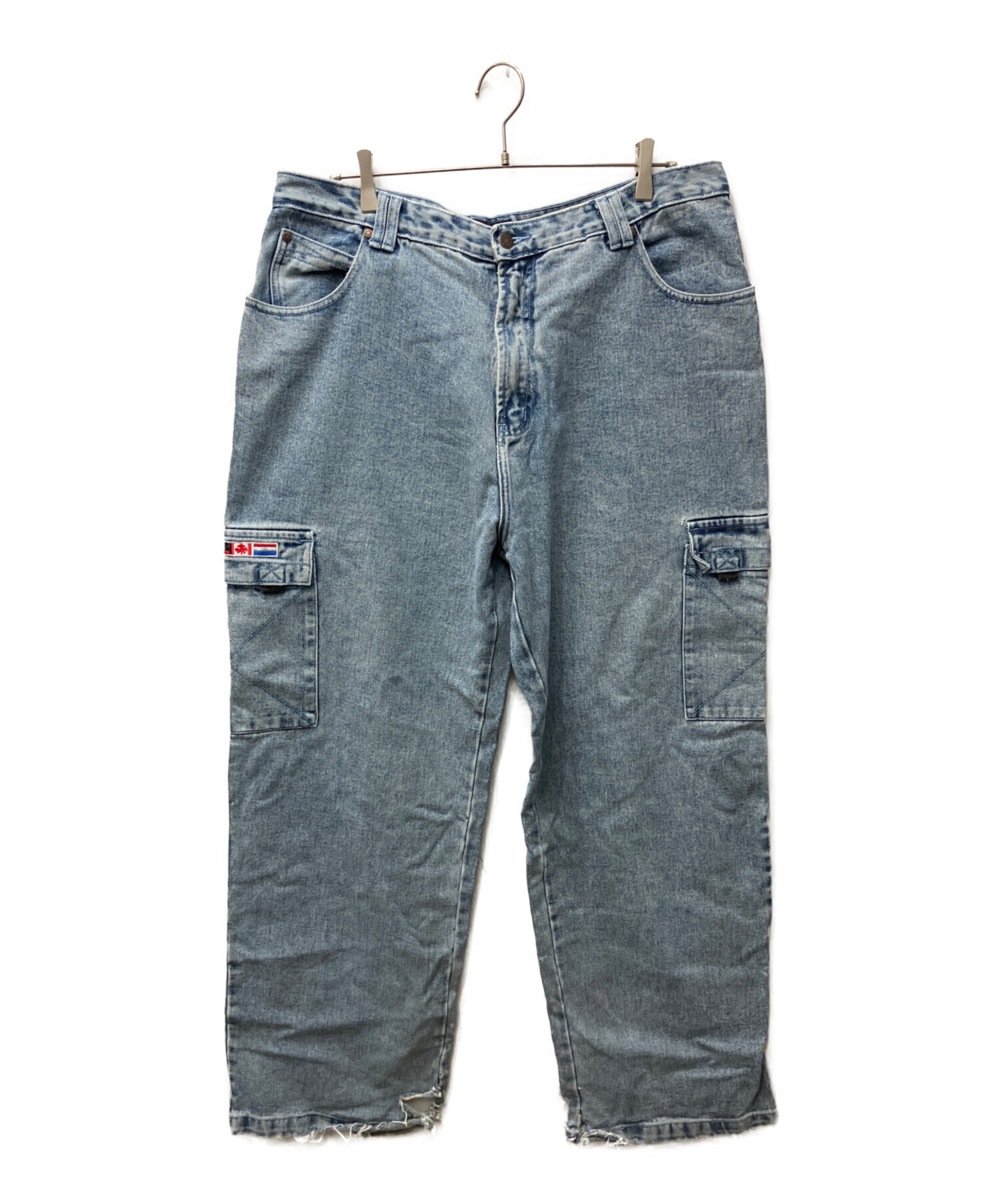 FUBU デニム カーゴパンツ 古着 FUBU デニムカーゴパンツ W40 L34 