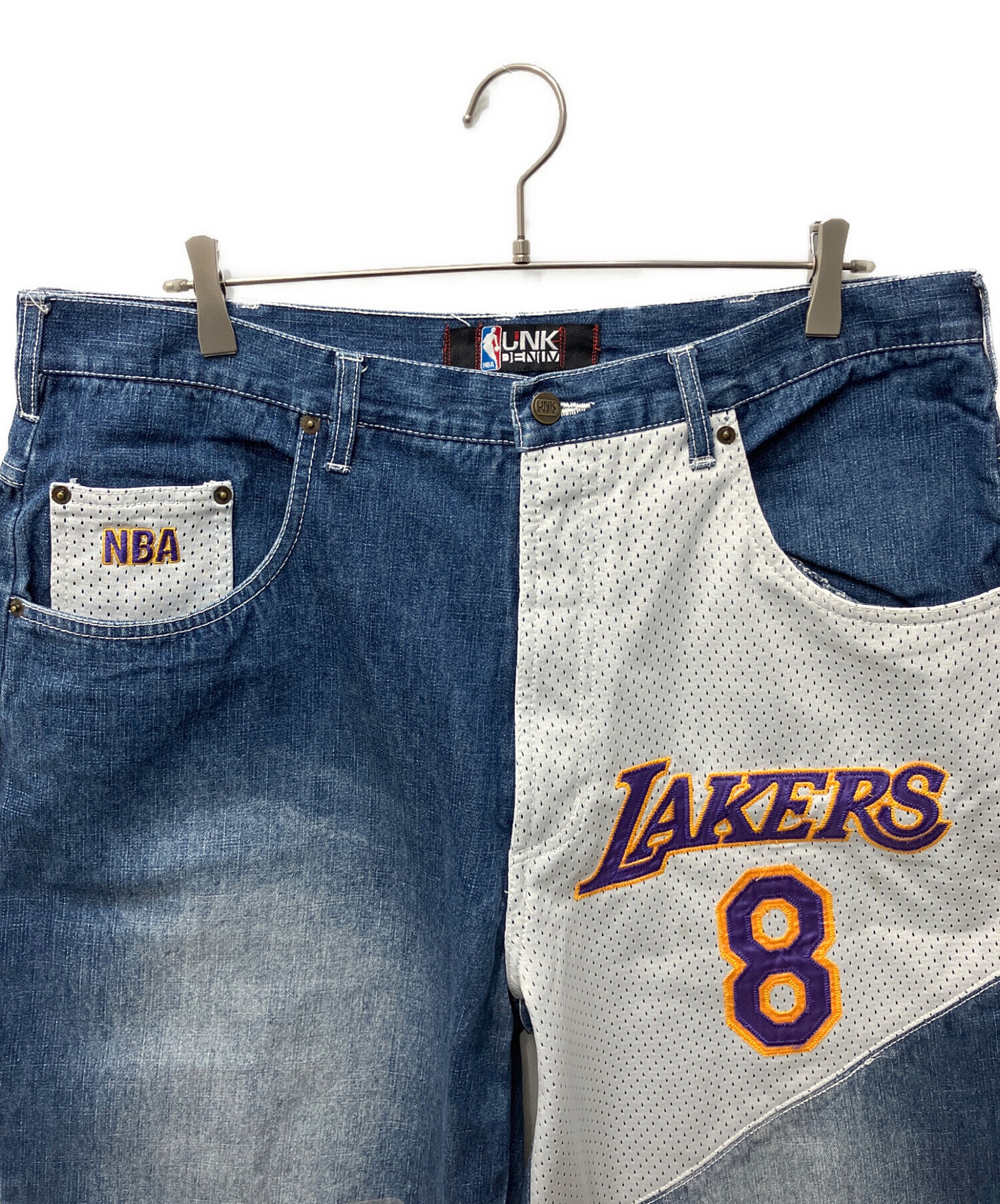 中古・古着通販】UNK DENIM (ユーエヌケー デニム) NBAパッチワーク