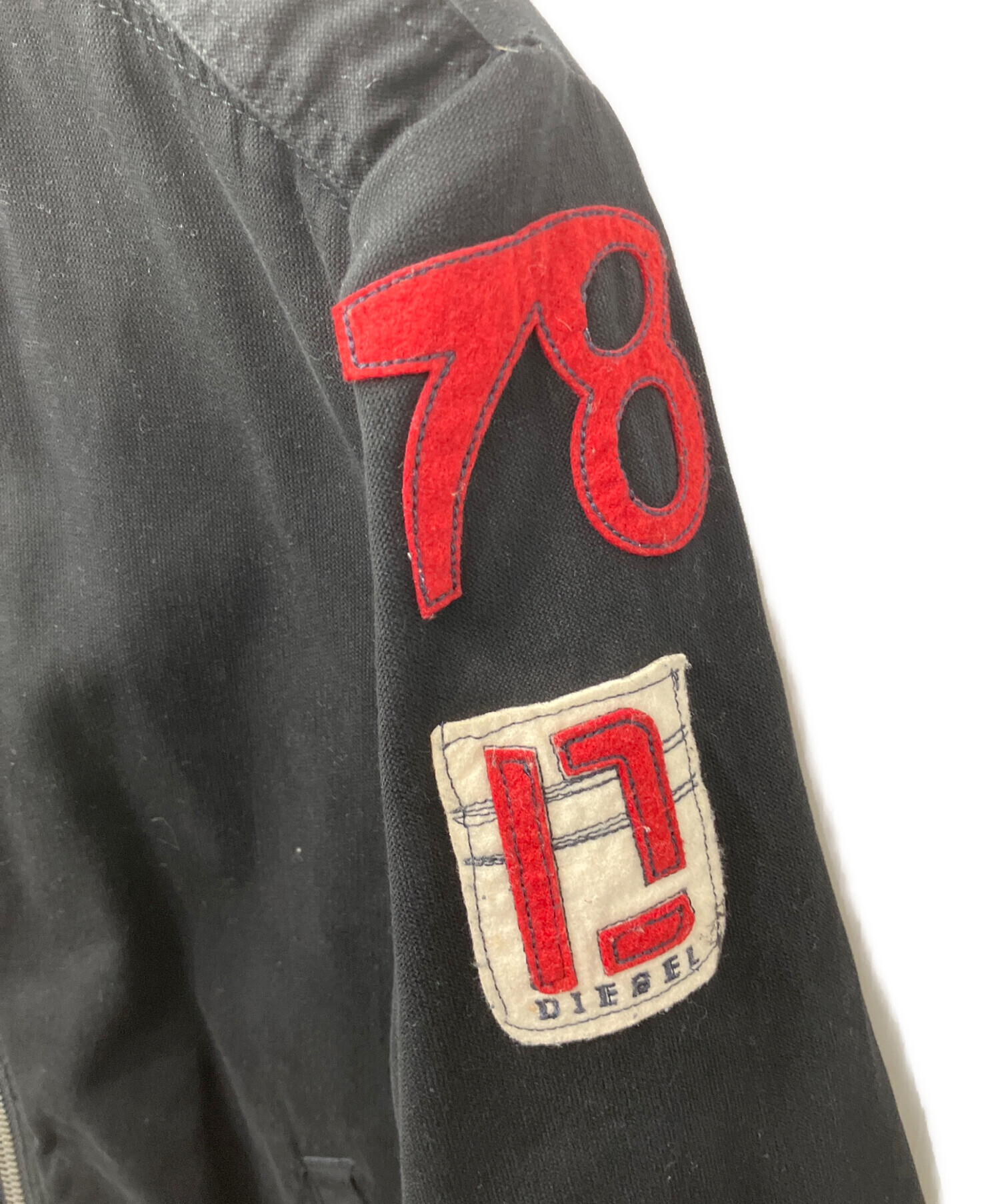 中古・古着通販】DIESEL (ディーゼル) ワッペンスタンドカラー