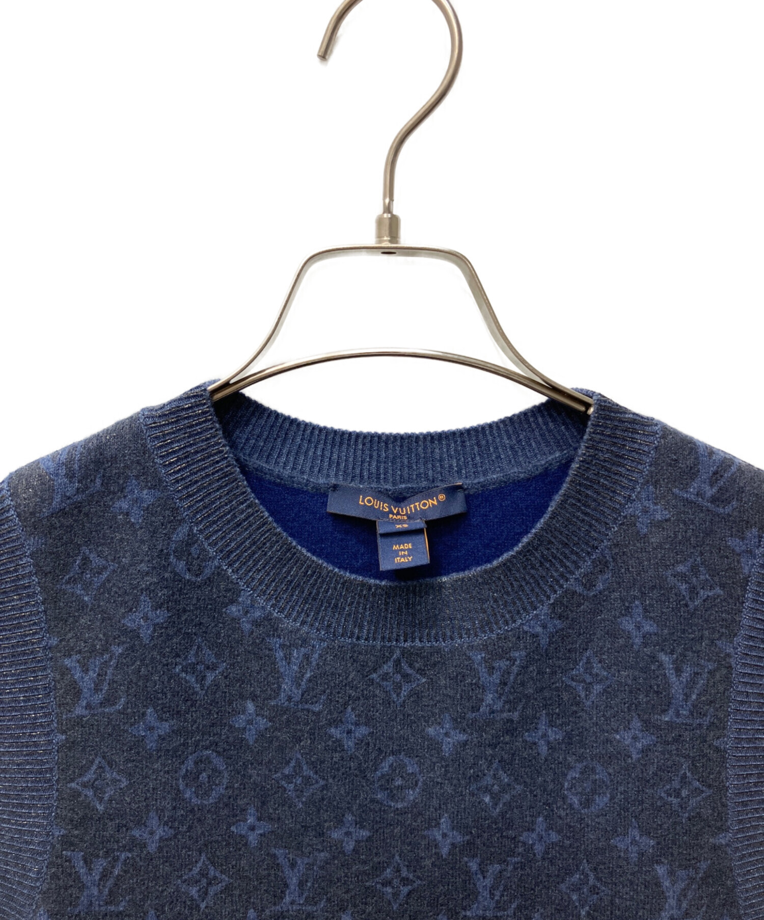 希少☆美品 LOUIS VUITTON モノグラム フリル ニット ワンピース 中古・古着通販】LOUIS VUITTON (ルイ ヴィトン) グリッターLVロゴ