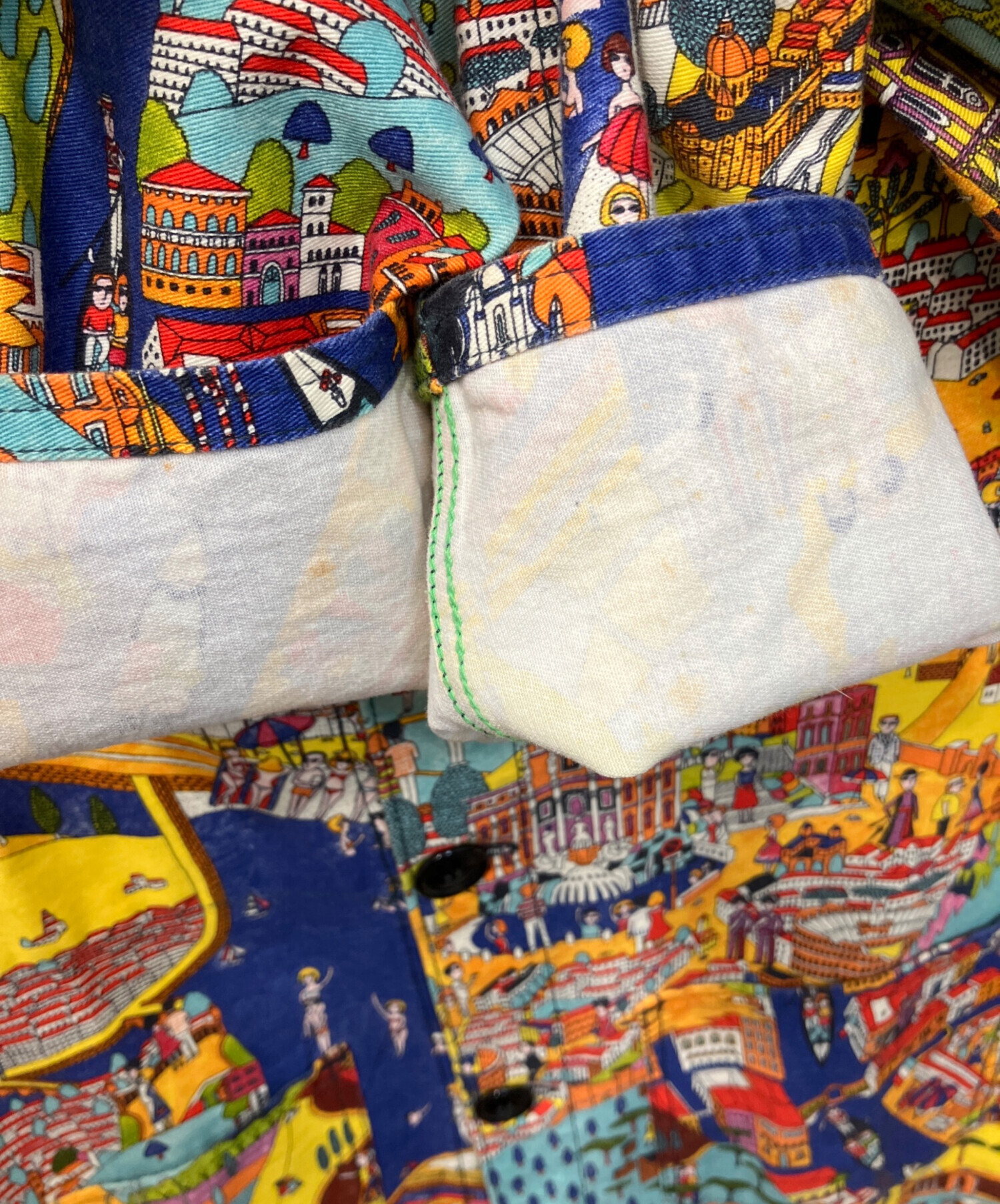 中古・古着通販】Bohemians (ボヘミアンズ) 総柄シャツジャケット 