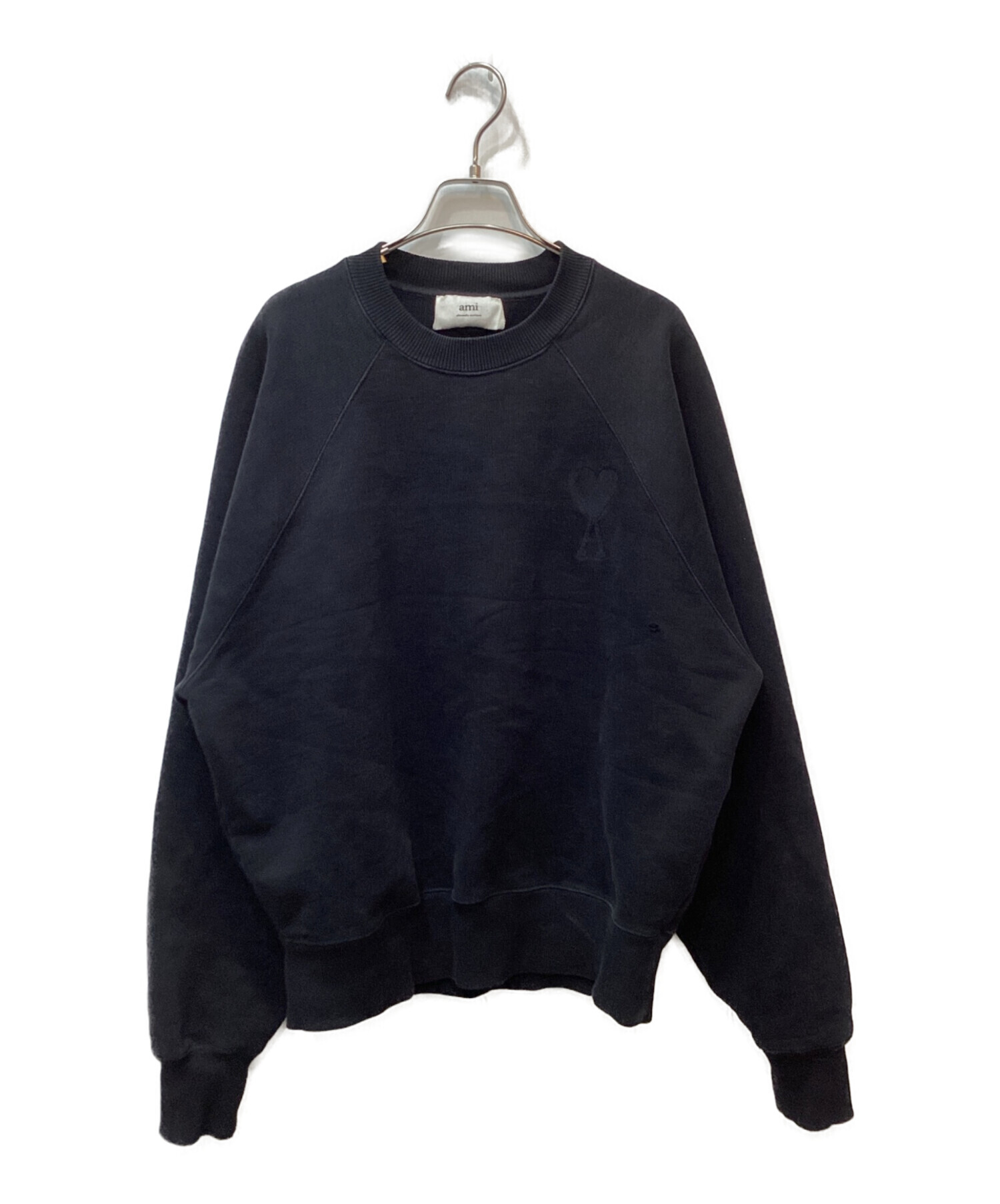 中古・古着通販】ami (アミ) ハートロゴクルーネックスウェット 