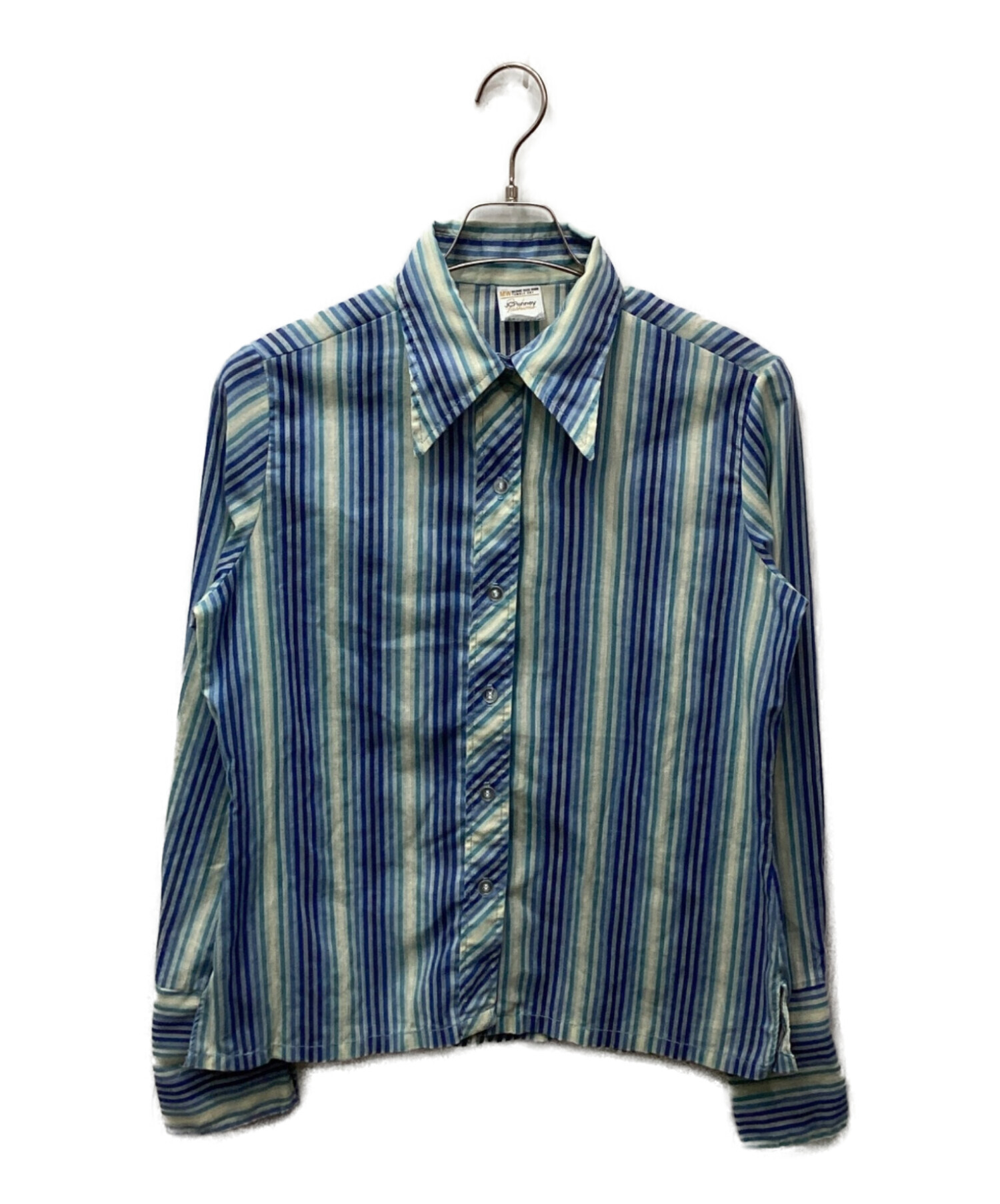 中古・古着通販】JC PENNEY (ジェーシーペニー) ストライプシャツ