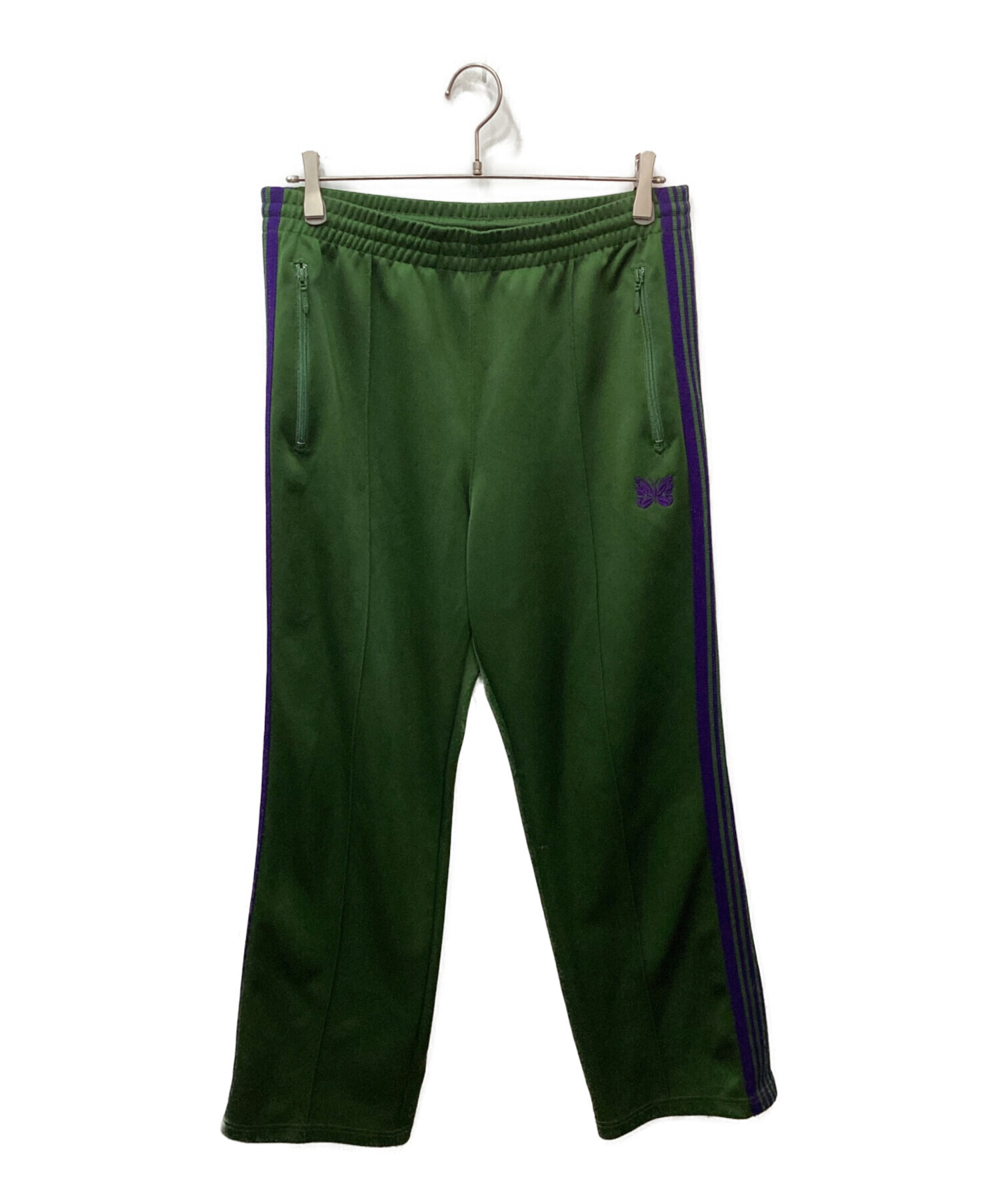 未使用 タグ有り Needles NS246 トラックパンツ size S 中古・古着通販】Needles (ニードルズ) トラックパンツ グリーン