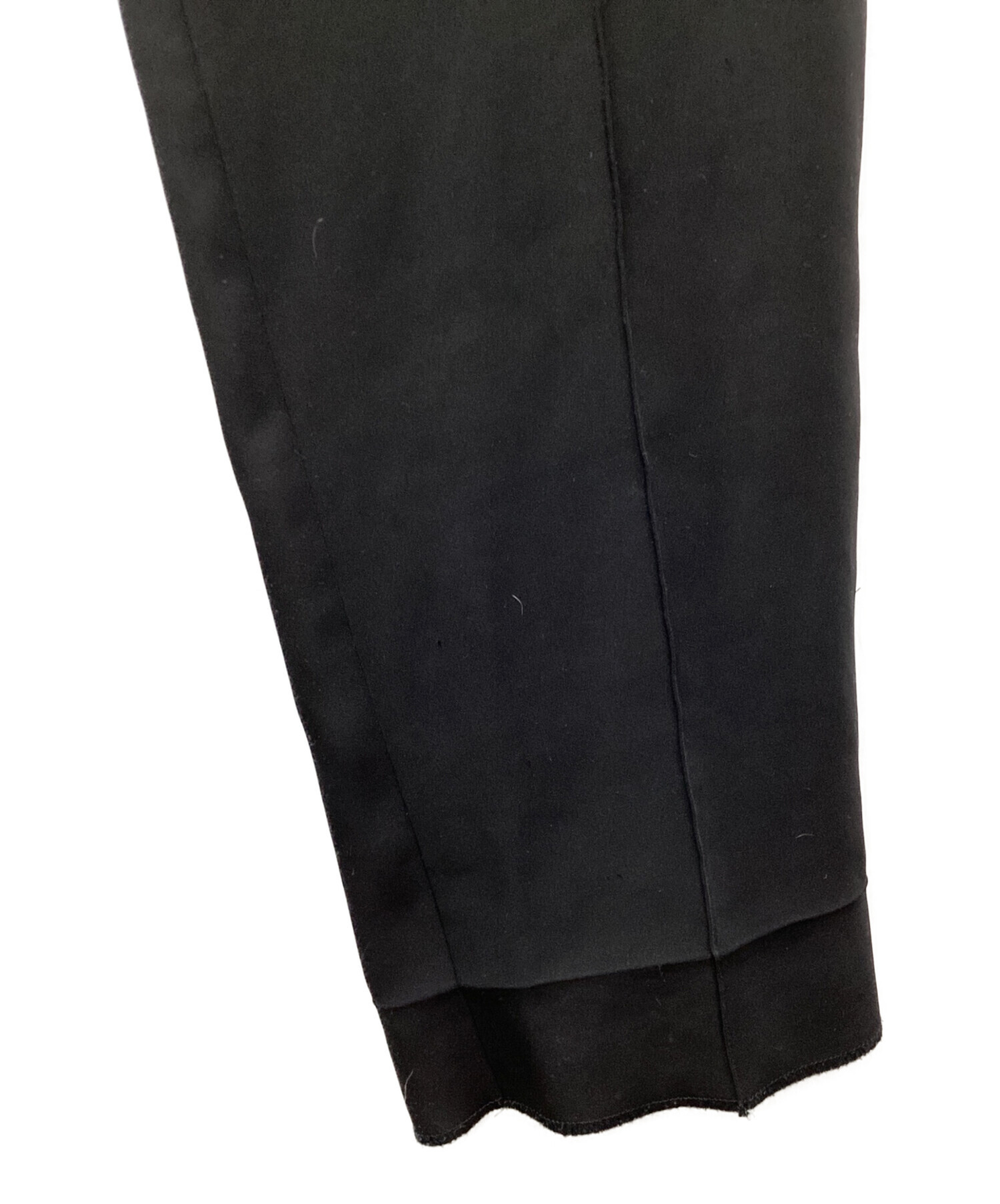 中古・古着通販】CULLNI (クルニ) センタープレスパンツ ブラック