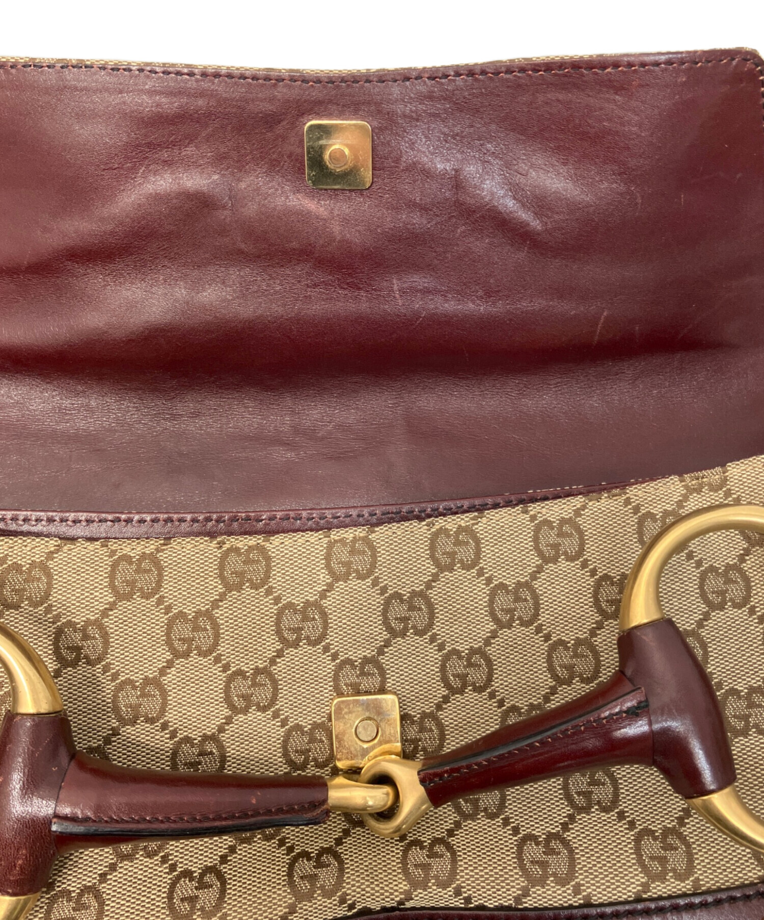 中古・古着通販】GUCCI (グッチ) ホースビットチェーンショルダー
