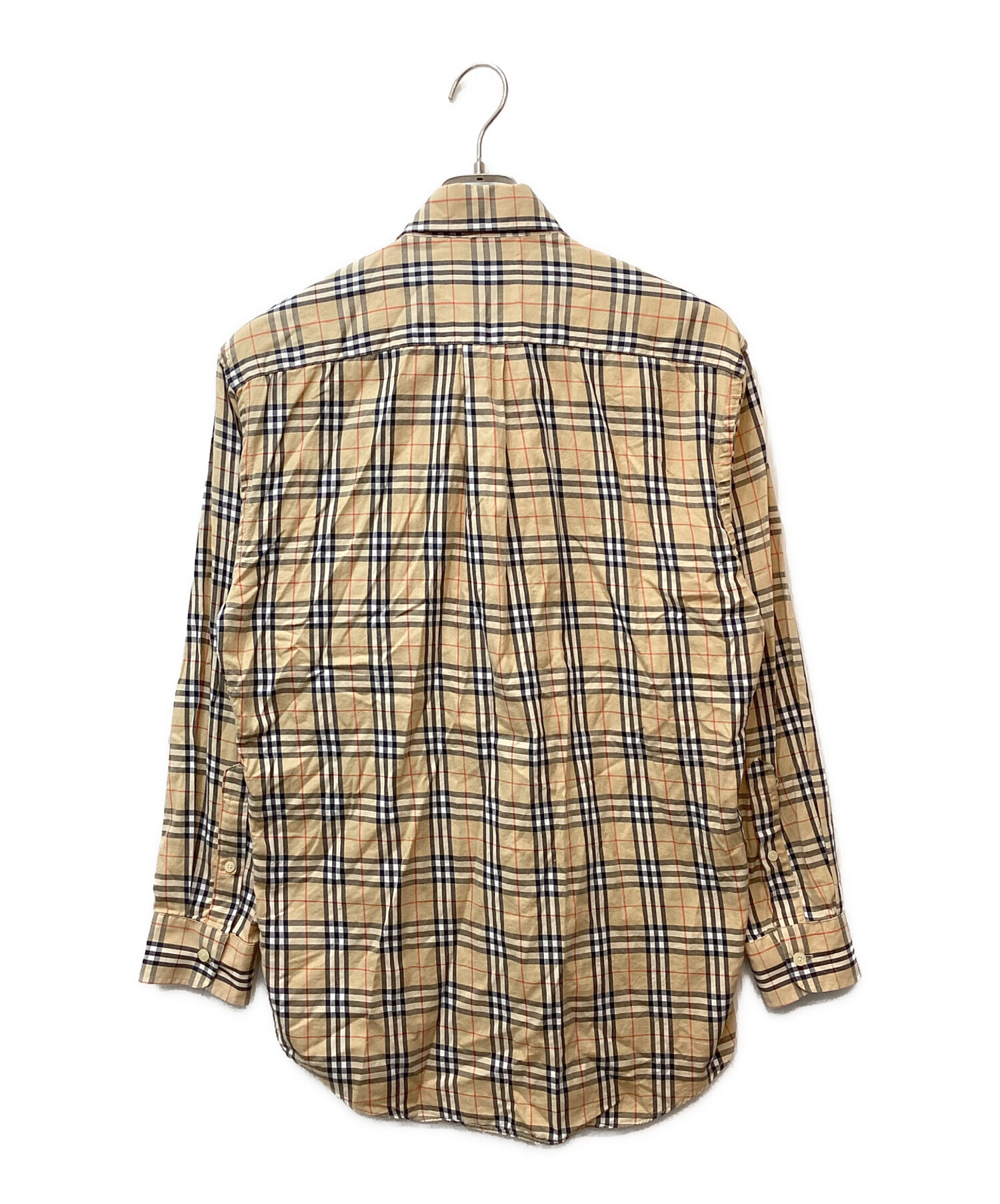【新品未使用 現行モデル】バーバリー　シャツ　ベージュ　M ノバチェック　伸縮性 中古・古着通販】Burberry's (バーバリーズ) ノバチェックシャツ