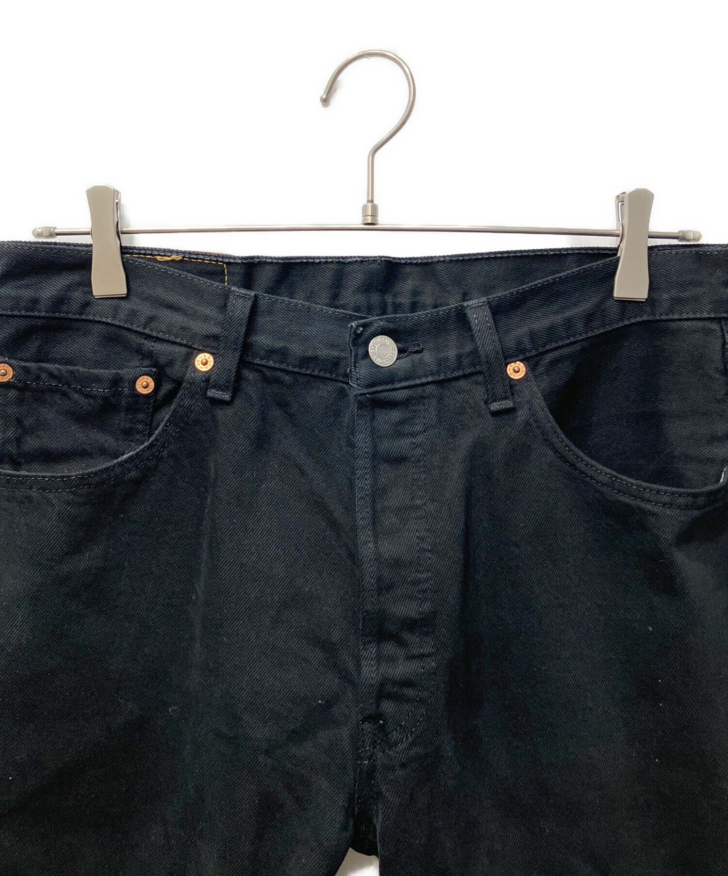 古*t様 リーバイス levis 501 ストレートデニム ブラック W34L3 中古・古着通販】LEVI'S (リーバイス) 501 ブラックデニムパンツ
