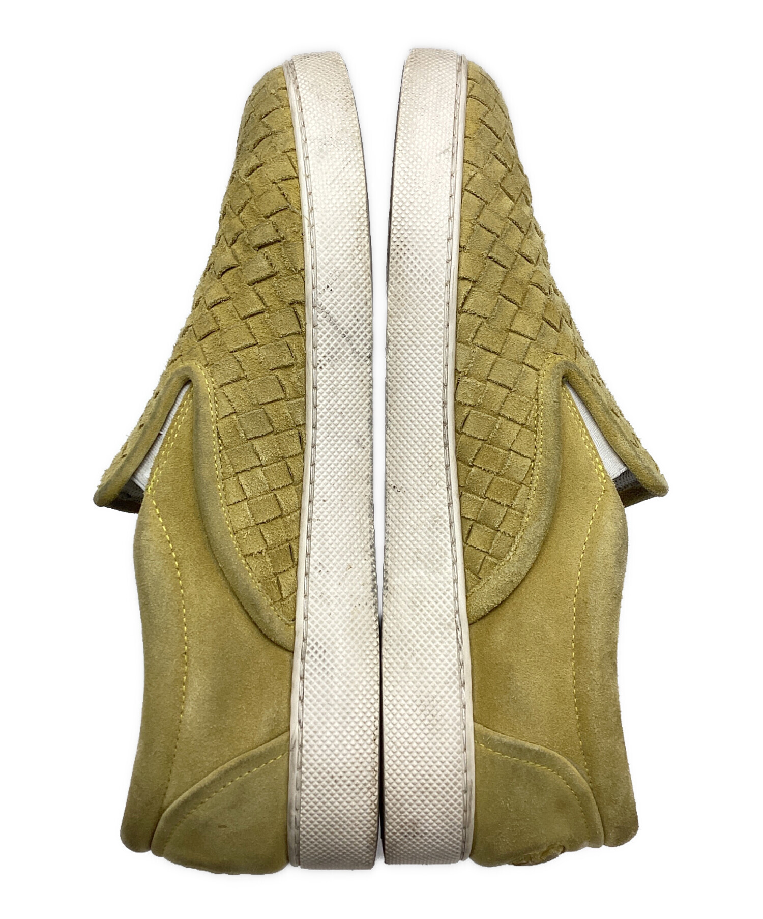 BOTTEGA VENETA ボッテガベネタ スニーカー 24cm カーキ 【古着】【中古】【送料無料】 中古・古着通販】BOTTEGA VENETA (ボッテガベネタ) SAWYER マスタード